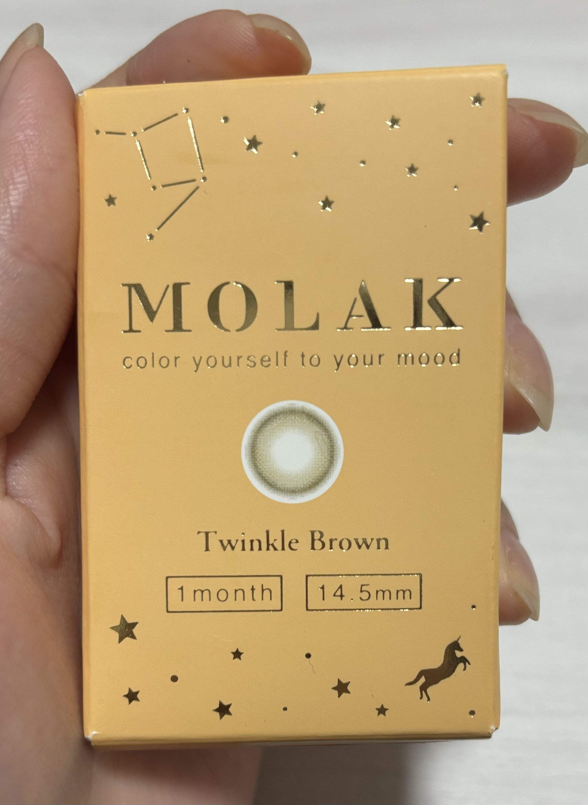 MOLAK 1month トゥインクルブラウン/MOLAK/１ヶ月（１MONTH）カラコンを使ったクチコミ（2枚目）