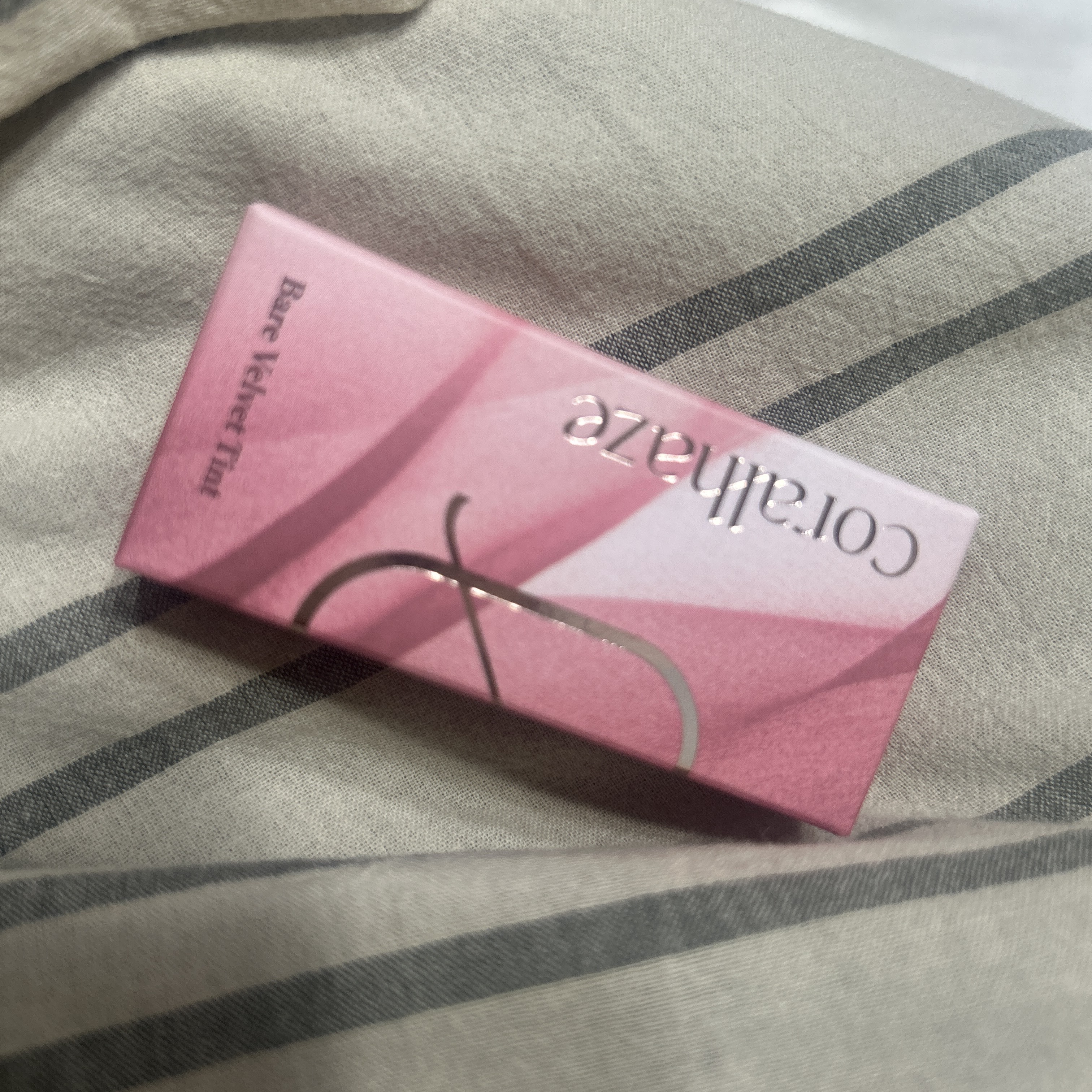 ベア ベルベット ティント 301 ミスティペタル/Coralhaze/リップティントを使ったクチコミ（1枚目）