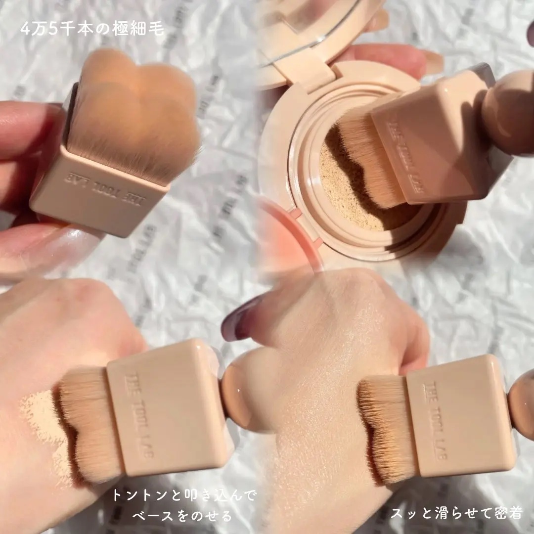 スタンプスキンフィットクッショングロウ/THE TOOL LAB/クッションファンデーションを使ったクチコミ（2枚目）
