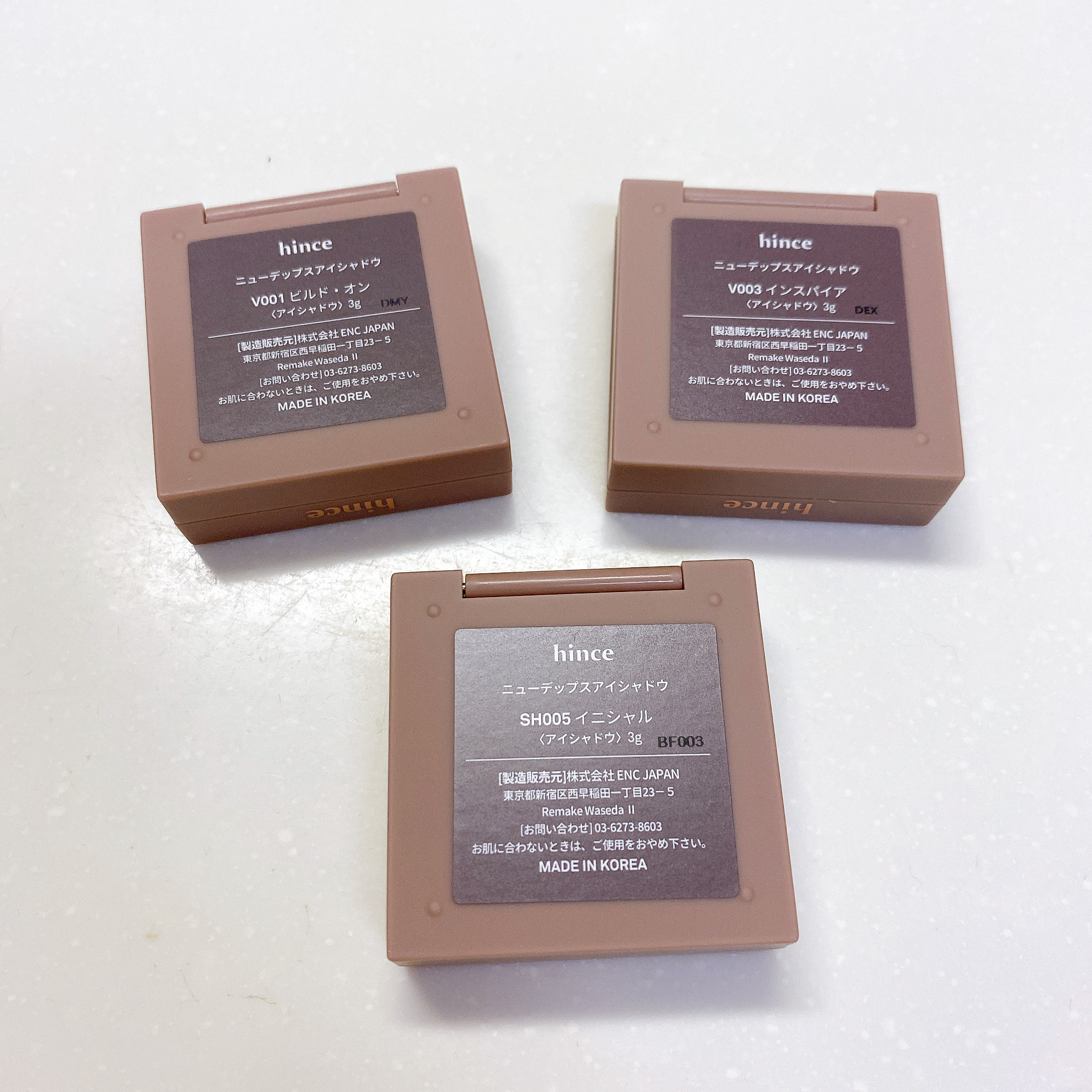 ニューデップスアイシャドウ/hince/単色アイシャドウを使ったクチコミ（2枚目）