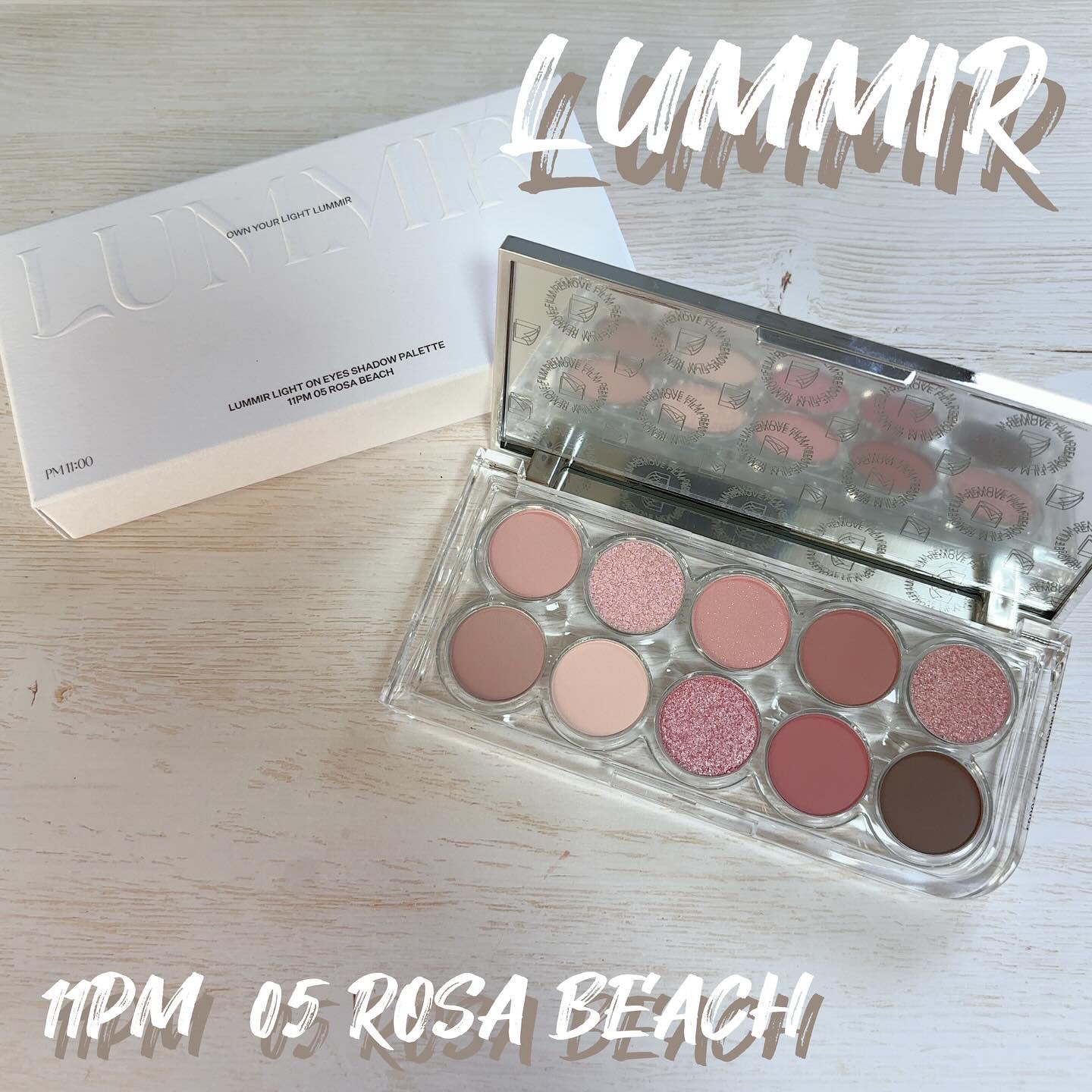 ライト オン アイズ シャドウ パレット/Lummir/アイシャドウパレットを使ったクチコミ（1枚目）