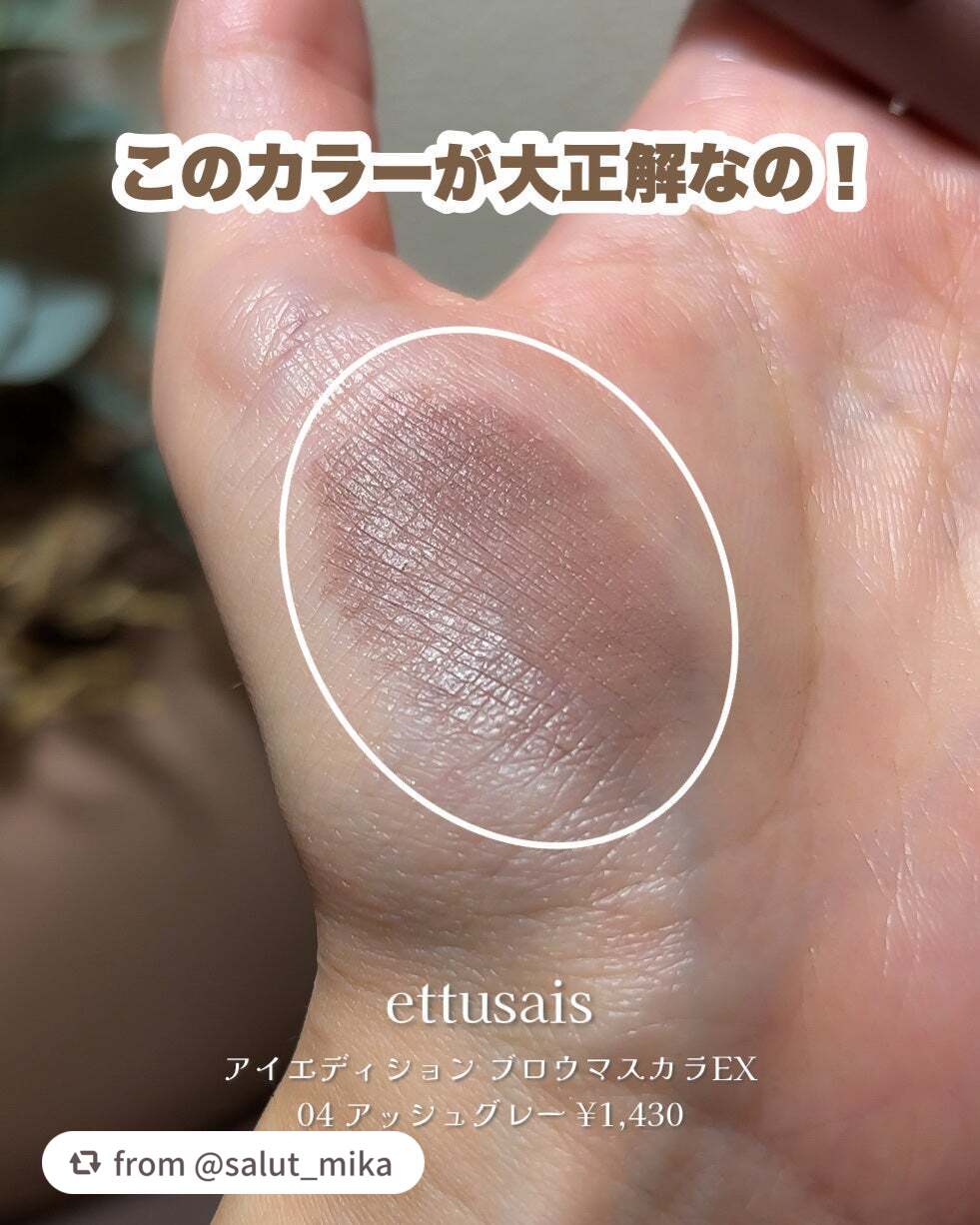 エテュセ アイエディション (ブロウマスカラ) EX/ettusais/眉マスカラを使ったクチコミ(4枚目)