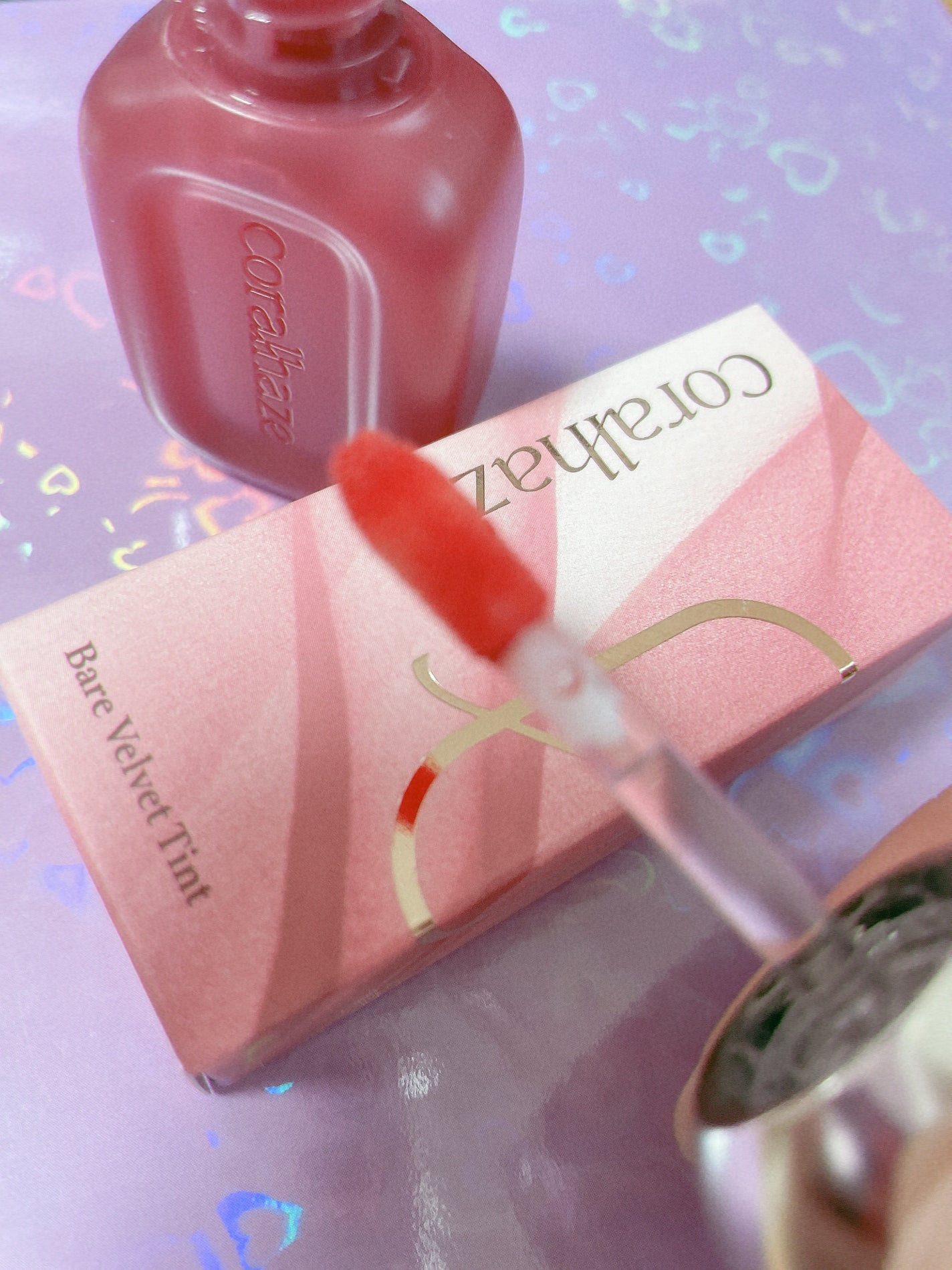 ベア ベルベット ティント/Coralhaze/リップティントを使ったクチコミ(2枚目)