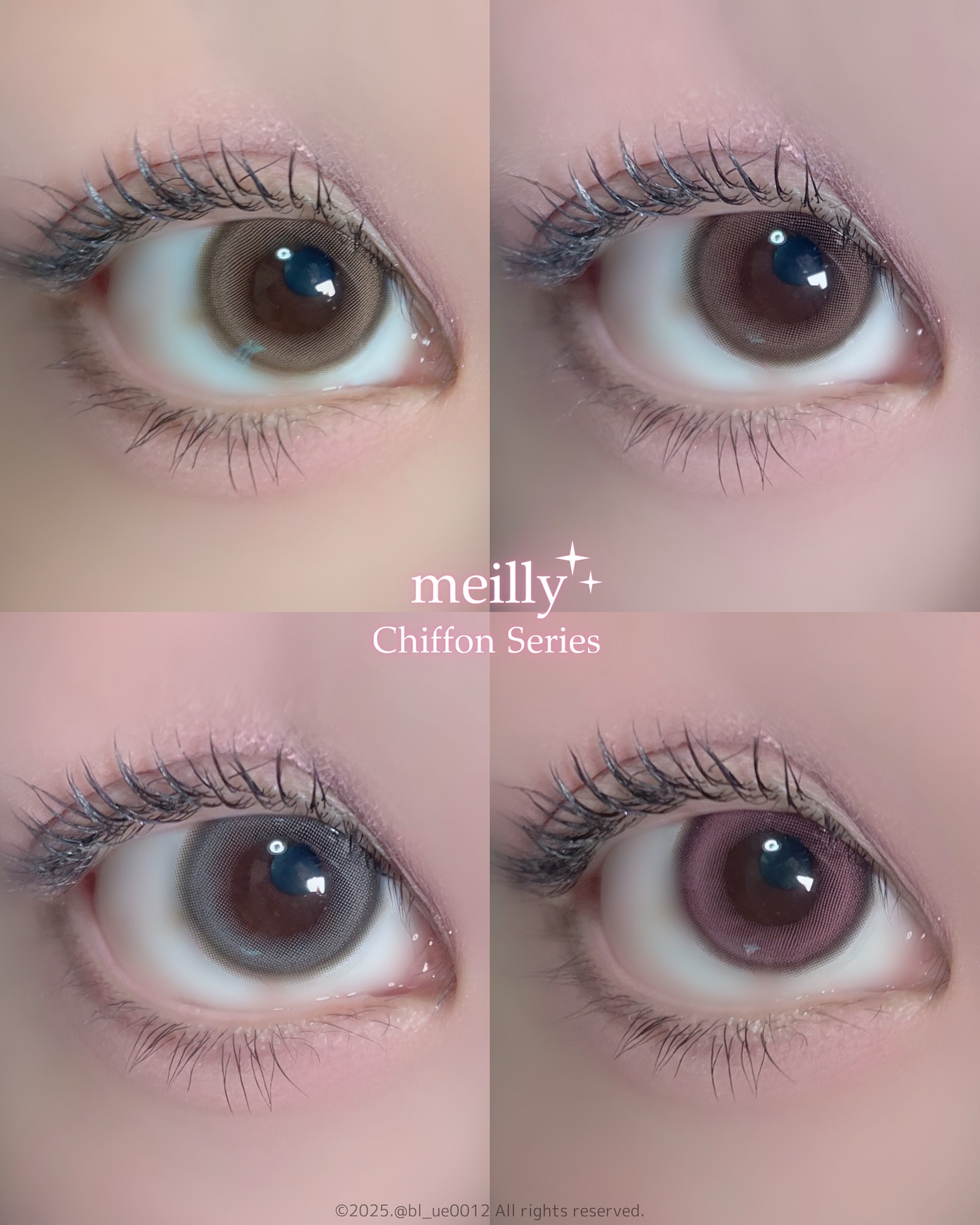 chiffon/meilly/ワンデー（１DAY）カラコンを使ったクチコミ（1枚目）