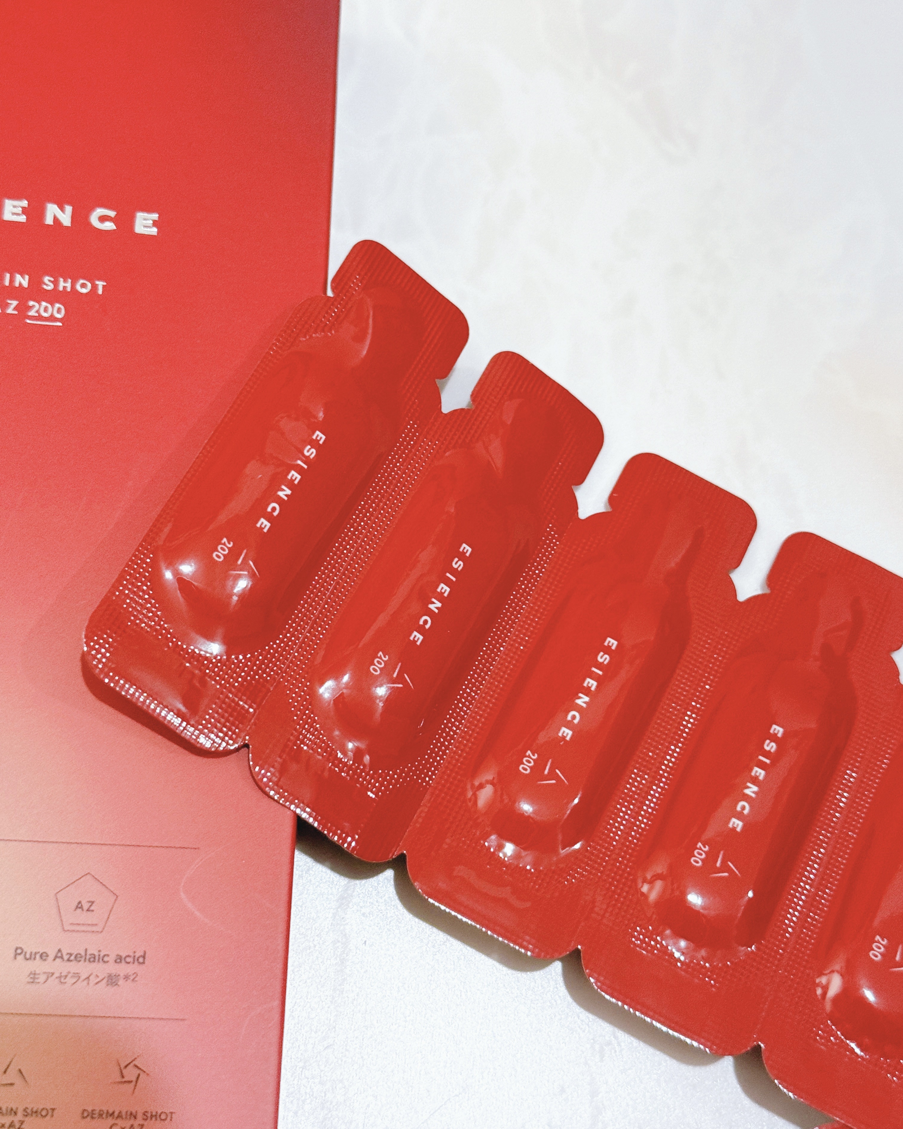 C×AZ ダーマインショット200/ESIENCE/美容液を使ったクチコミ（3枚目）