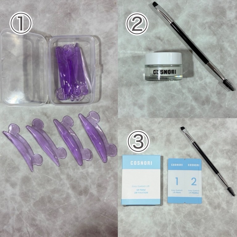 イージーアイラッシュリフトキット/COSNORI/その他キットセットを使ったクチコミ（3枚目）