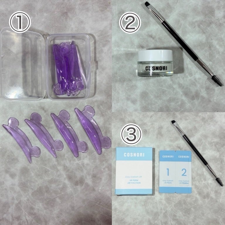 イージーアイラッシュリフトキット/COSNORI/その他キットセットを使ったクチコミ(3枚目)