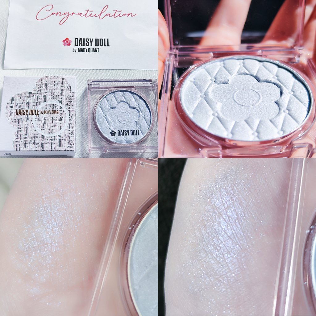 デイジードール パウダー ブラッシュ ブルーム 21 キマグレスノー/DAISY DOLL by MARY QUANT/パウダーチークを使ったクチコミ（2枚目）