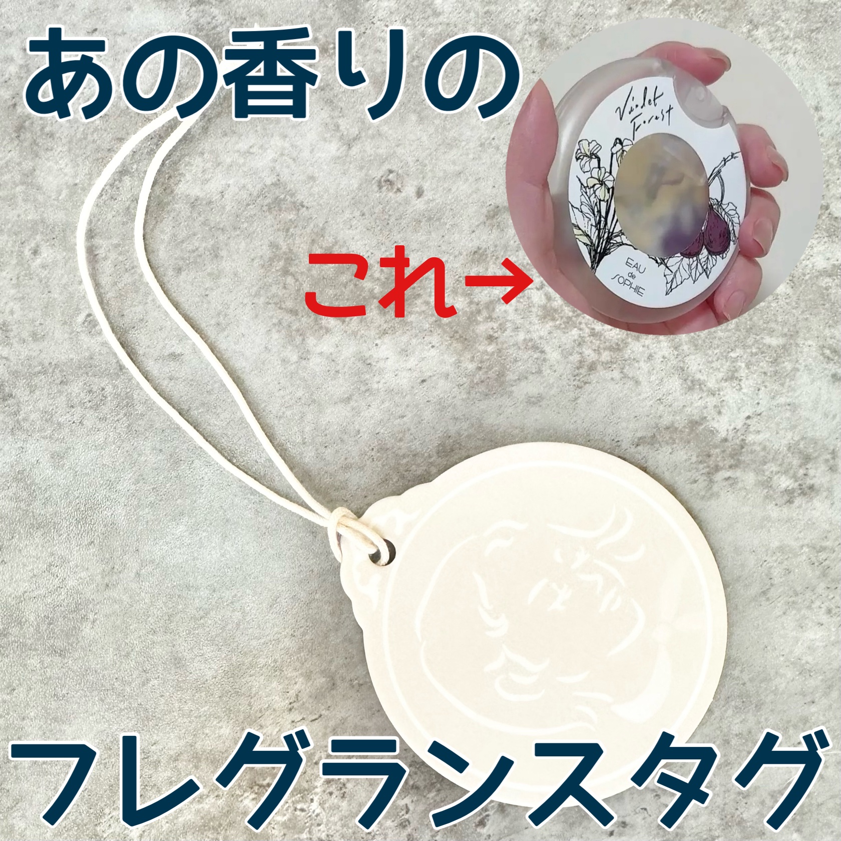 フレグランスタグ/EAU de SOPHIE/その他を使ったクチコミ（1枚目）