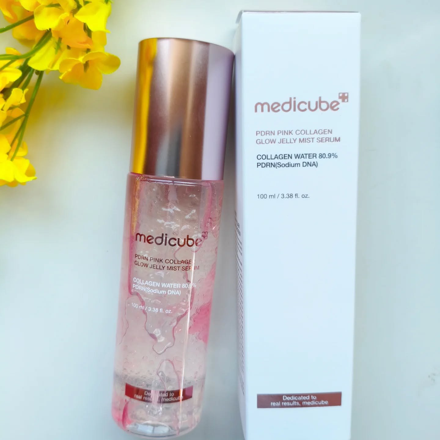 PDRNピンクセラムミスト/MEDICUBE/美容液を使ったクチコミ（1枚目）