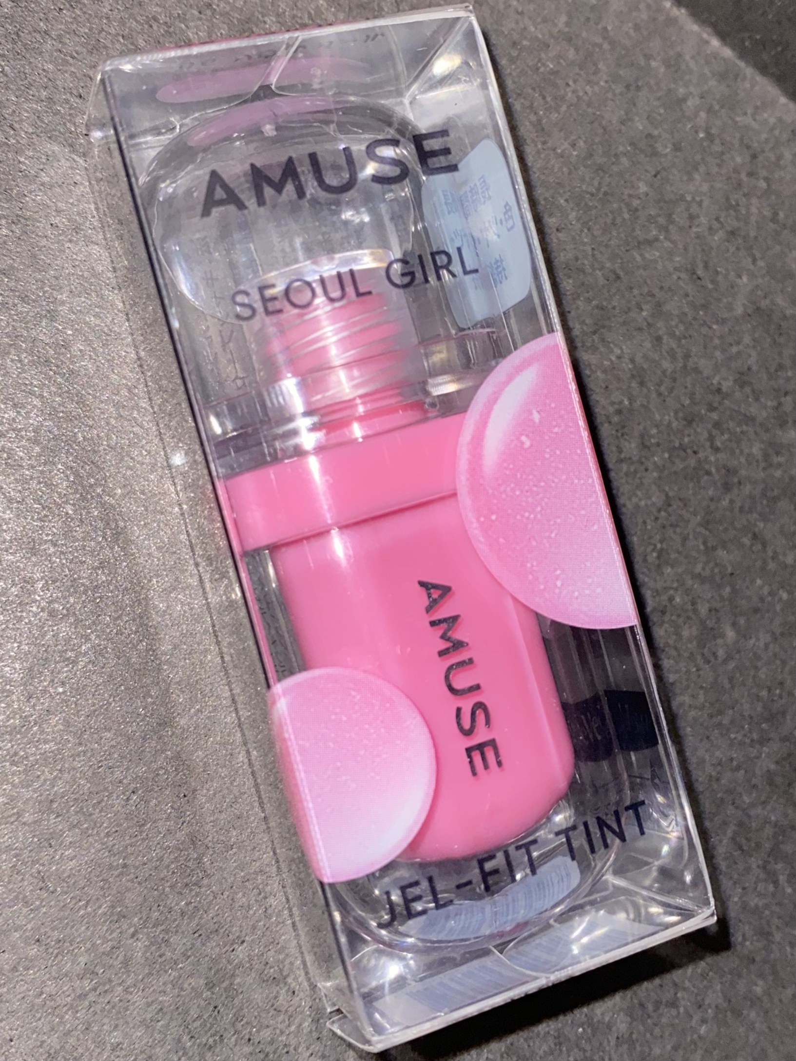 ジェルフィットティント/AMUSE/リップティントを使ったクチコミ（1枚目）