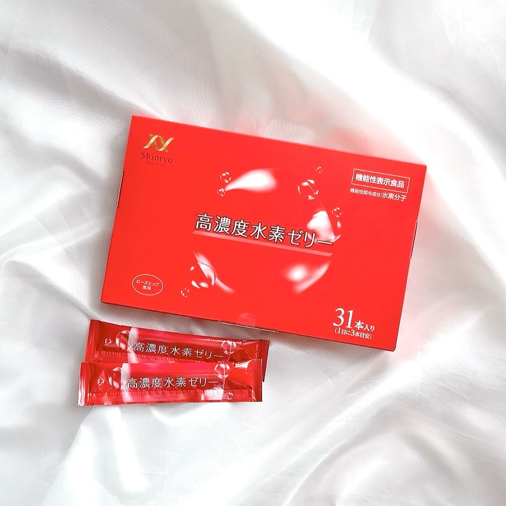 高濃度水素ゼリー/Shinryo Healthcare/美容サプリメントを使ったクチコミ（2枚目）