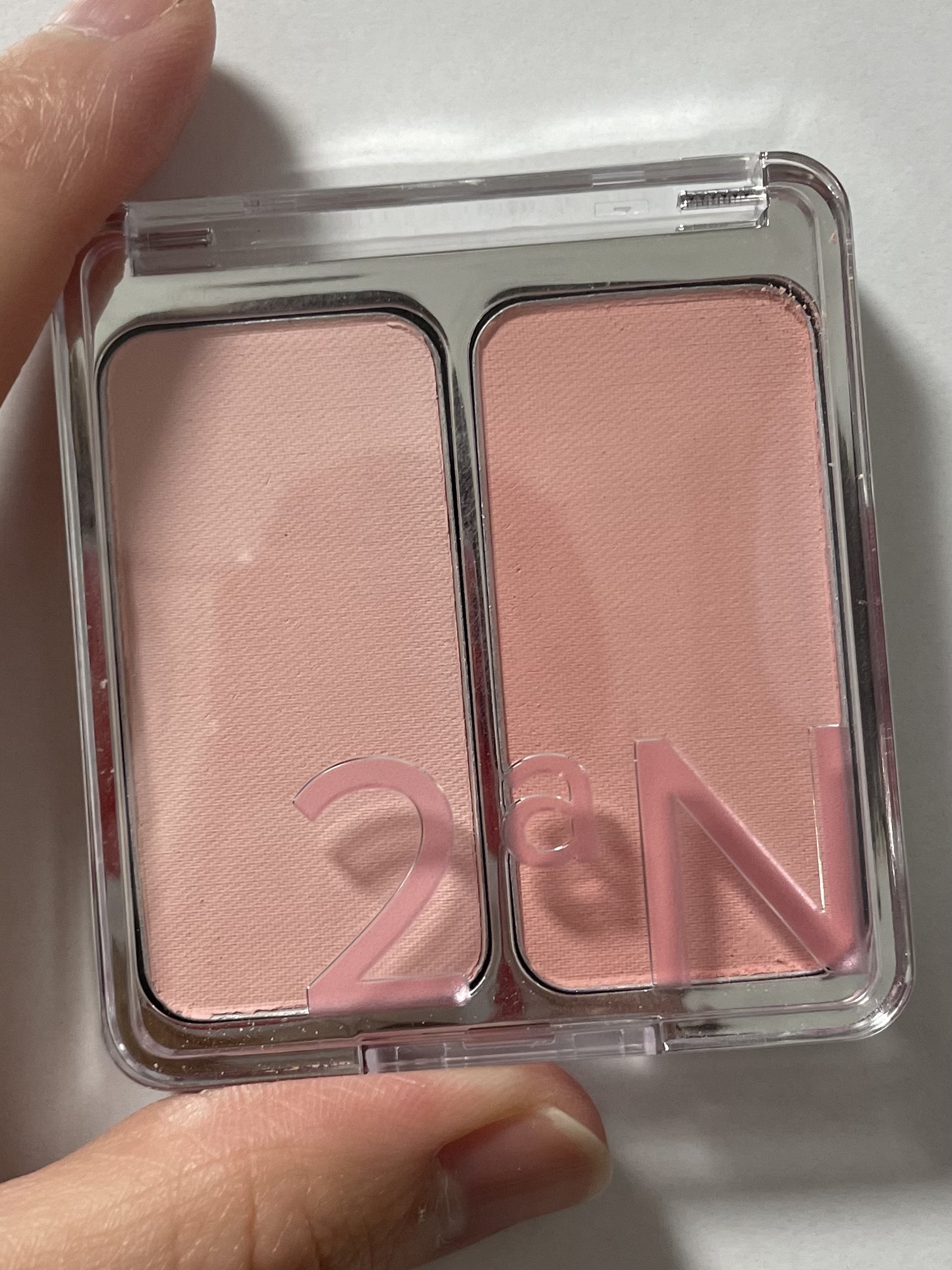 デュアルチーク 【新】02 ラブロージー/2aN/パウダーチークを使ったクチコミ（1枚目）