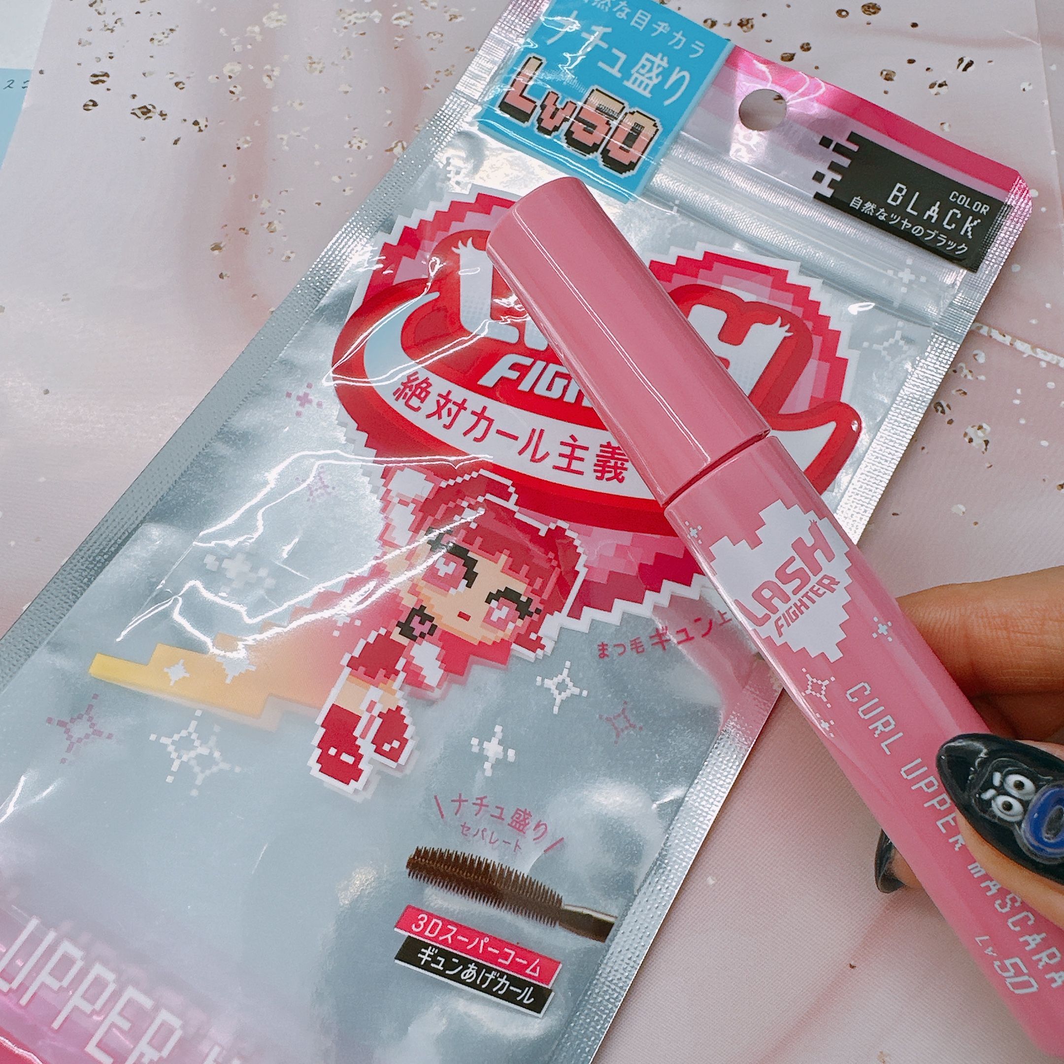 ラッシュファイター　カールアッパーマスカラ　Lv50/ラッシュファイター/マスカラを使ったクチコミ（1枚目）