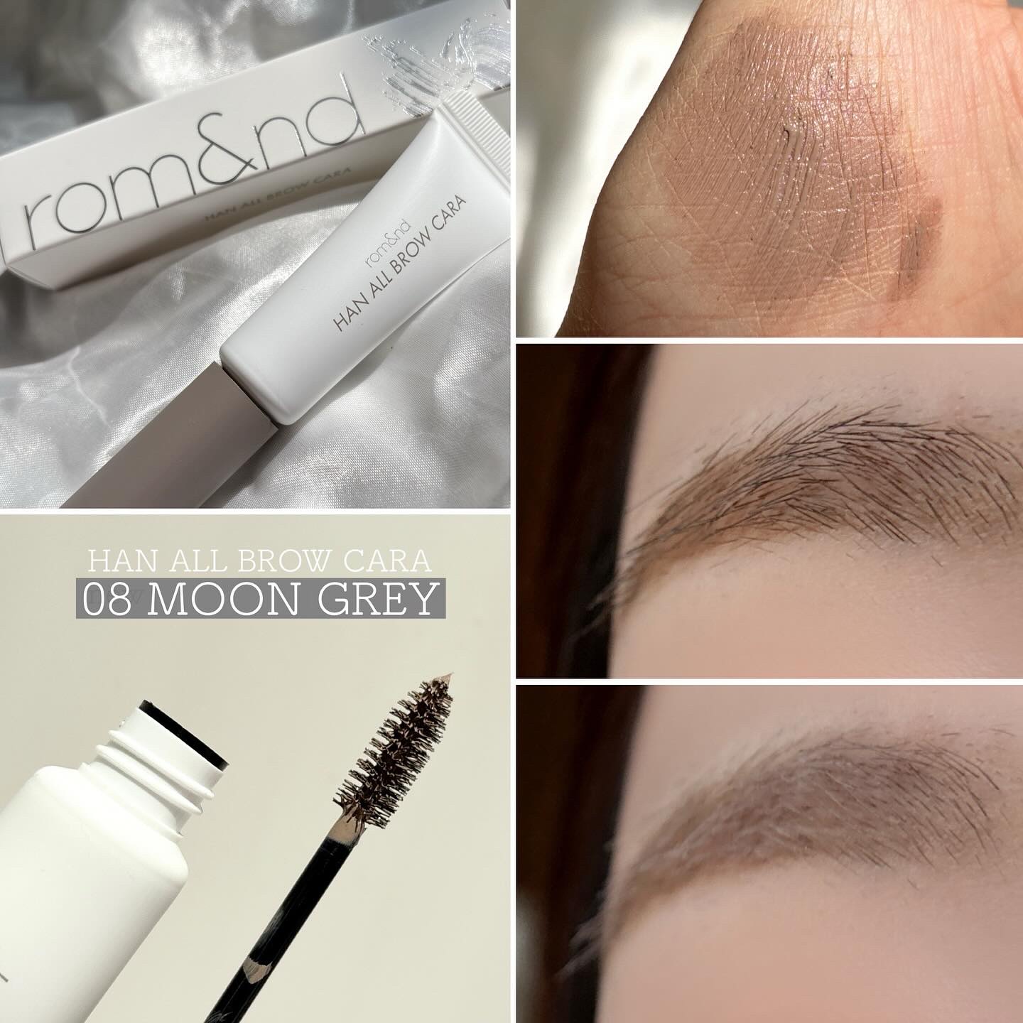 ハンオールブロウカラ/rom&nd/眉マスカラを使ったクチコミ（2枚目）