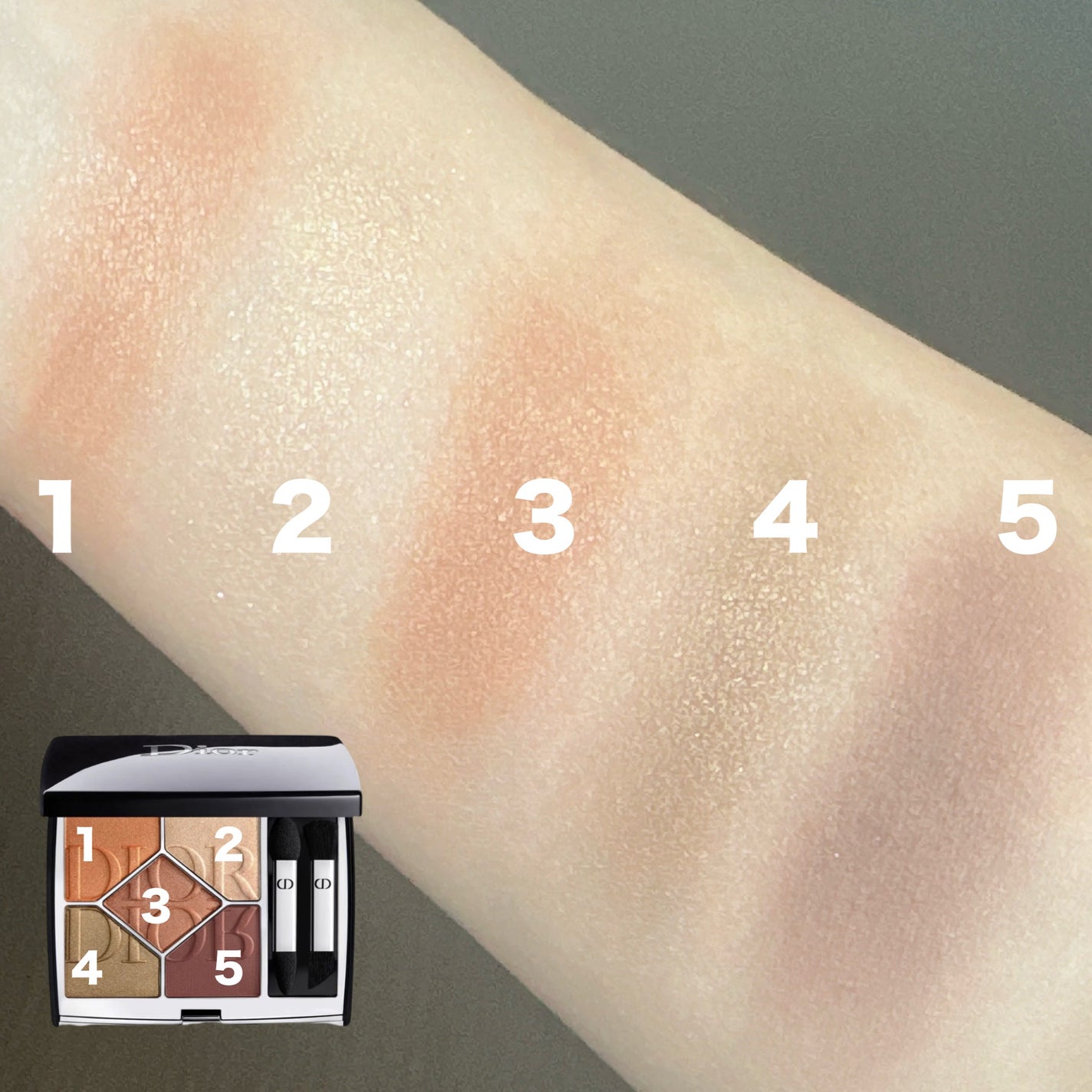 【旧】サンク クルール クチュール/Dior/アイシャドウパレットを使ったクチコミ(4枚目)