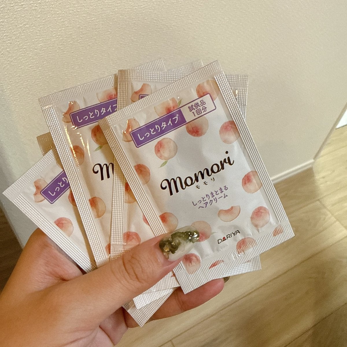 しっとりまとまるヘアクリーム /モモリ/ヘアミルクを使ったクチコミ（2枚目）