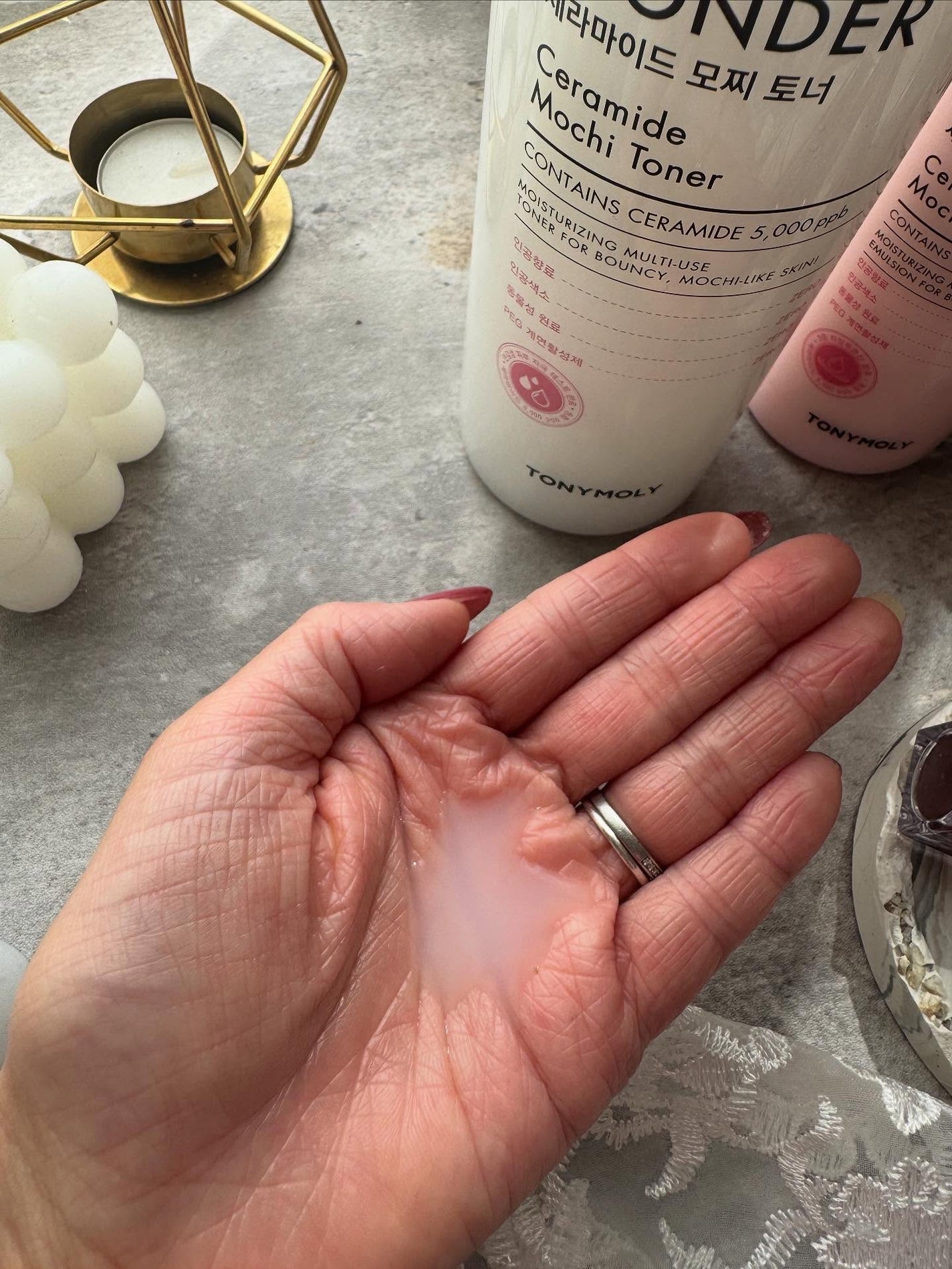 Wonder Ceramide Mochi Toner(トニーモリーワンダーCモチトナー)/TONYMOLY/化粧水を使ったクチコミ(4枚目)