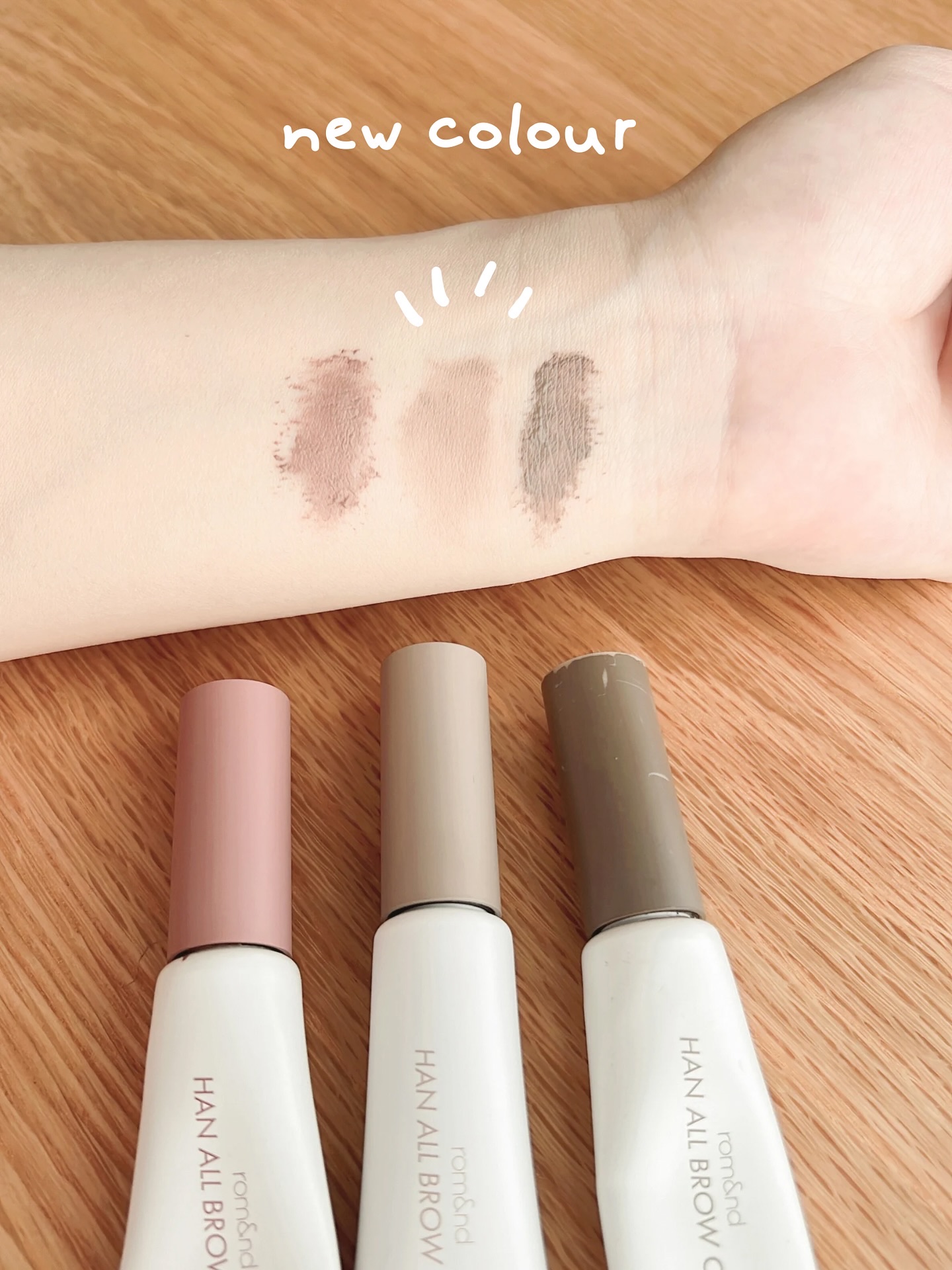 ハンオールブロウカラ/rom&nd/眉マスカラを使ったクチコミ（1枚目）