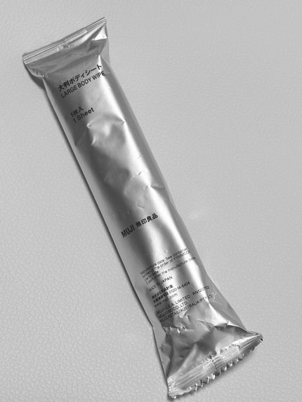 無印良品 大判ボディシート/無印良品/ボディシートを使ったクチコミ(1枚目)