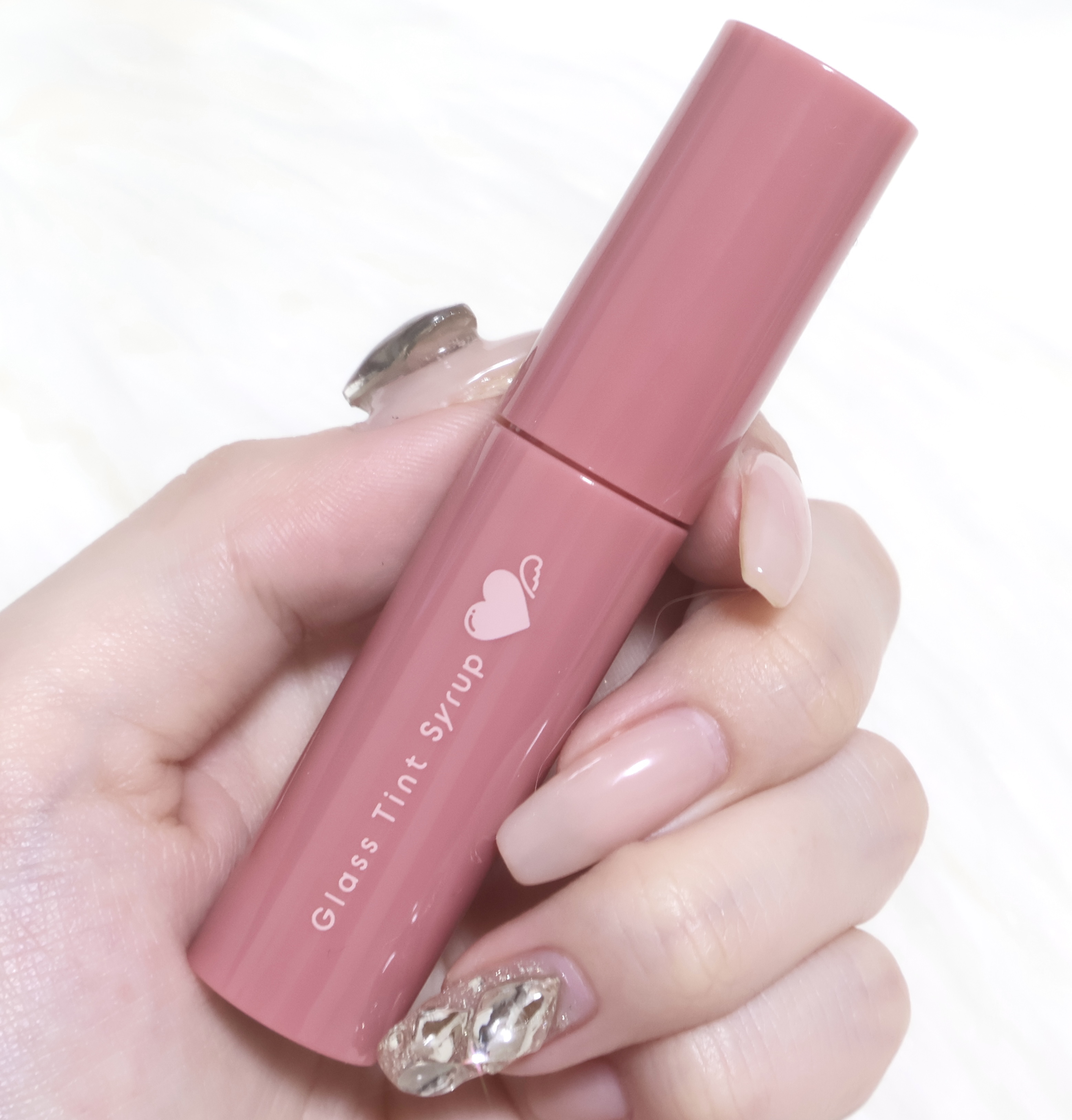 グラスティントシロップ 02 アイコニックローズ/キャンメイク/リップティントを使ったクチコミ（1枚目）