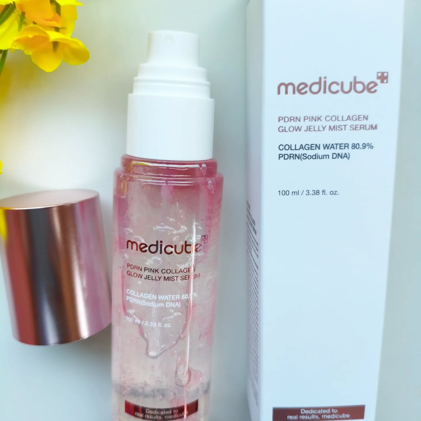 PDRNピンクセラムミスト/MEDICUBE/美容液を使ったクチコミ（2枚目）