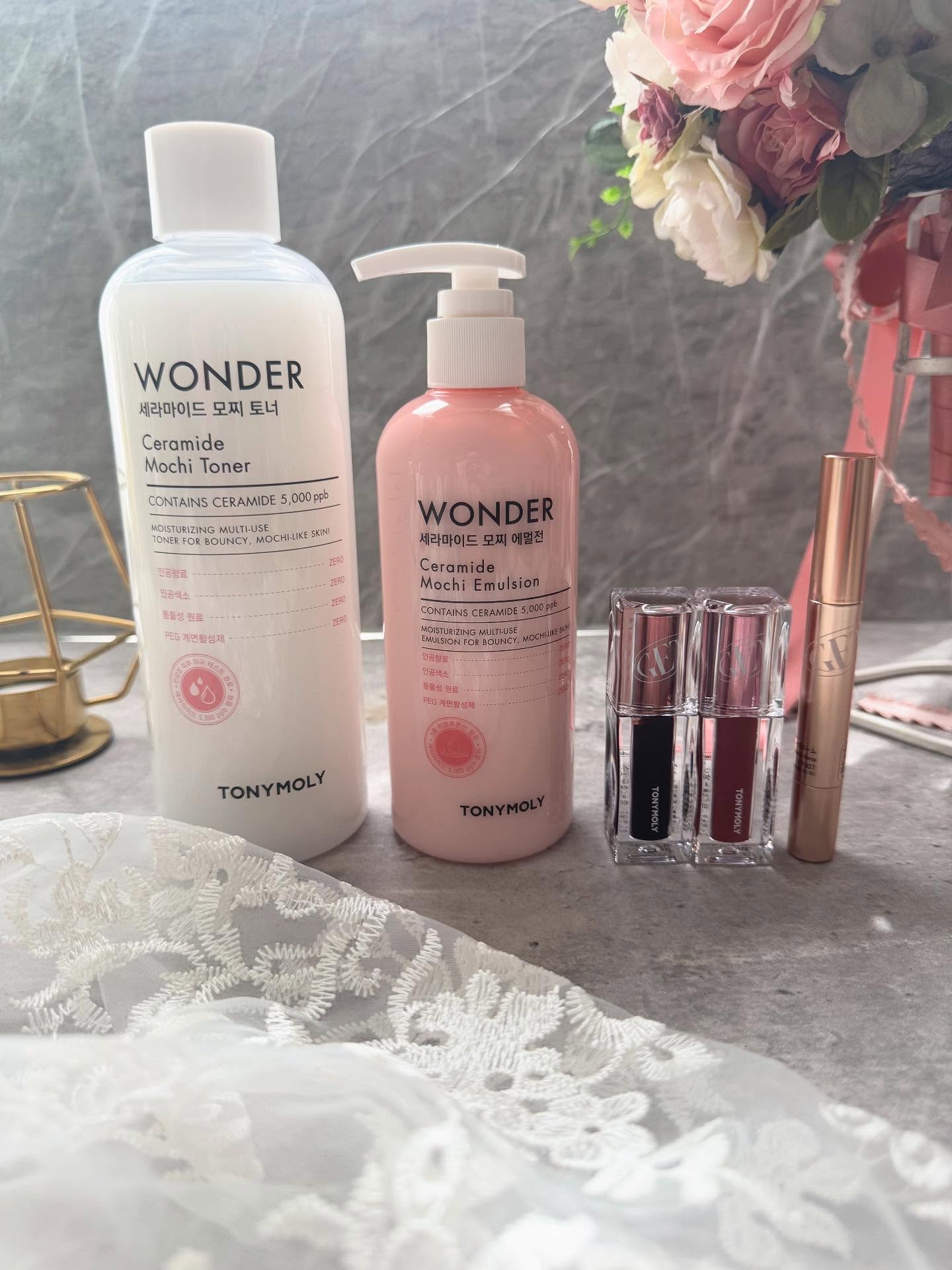 Wonder Ceramide Mochi Toner（トニーモリーワンダーCモチトナー）/TONYMOLY/化粧水を使ったクチコミ（1枚目）