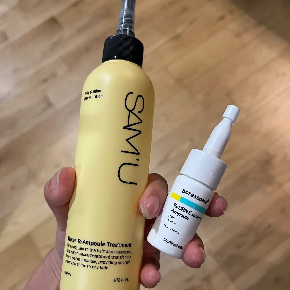 ウォータートゥーアンプルトリートメント/SAM'U/アウトバストリートメントを使ったクチコミ（1枚目）