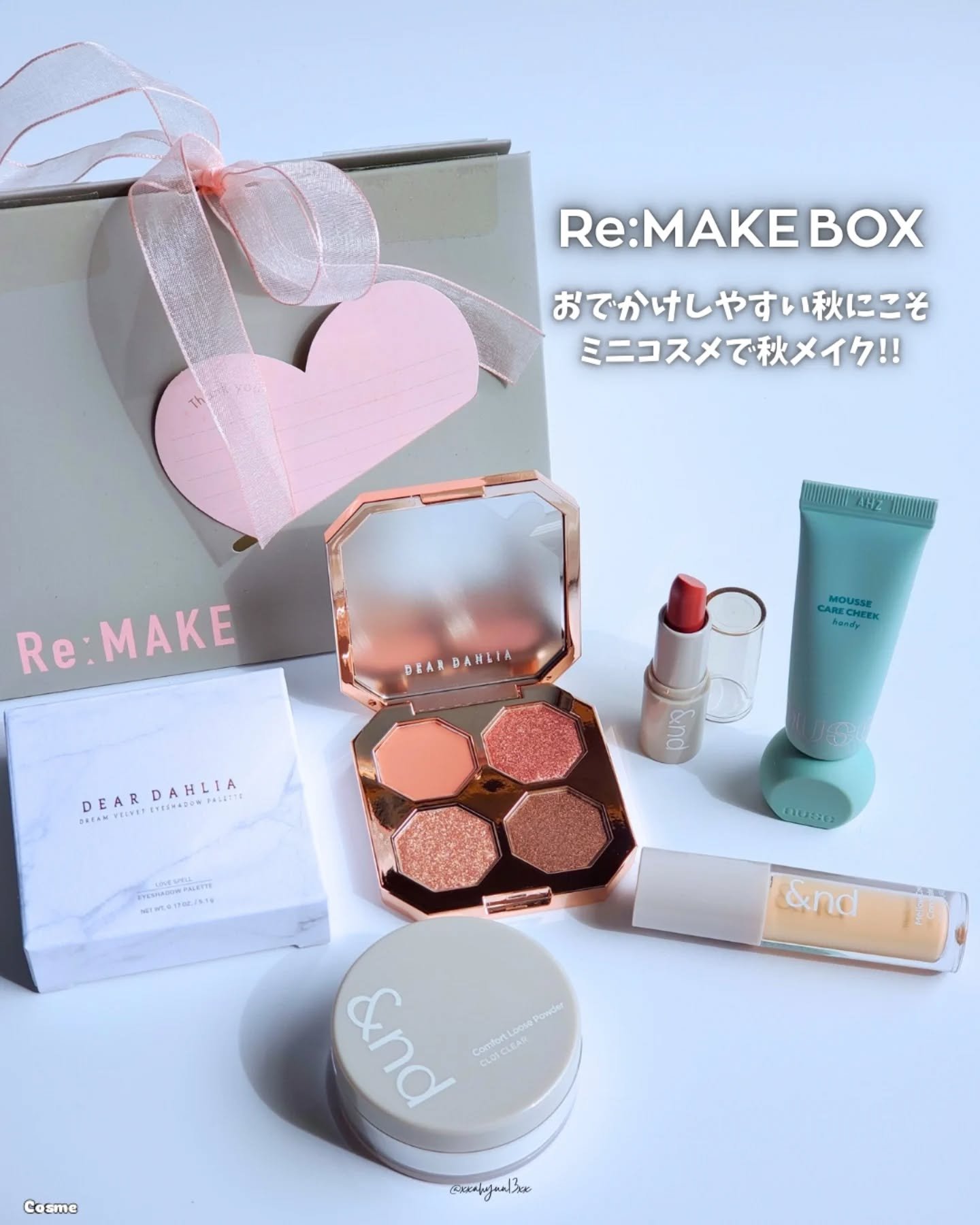 ドリームベルベットアイシャドウパレット/DEAR DAHLIA/アイシャドウパレットを使ったクチコミ（1枚目）