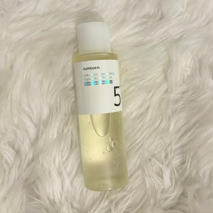 5番 白玉グルタチオンCエッセンシャルトナー/numbuzin/化粧水を使ったクチコミ(1枚目)