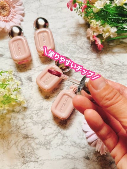 デュー ドロップ ティント/Coralhaze/リップティントを使ったクチコミ(2枚目)