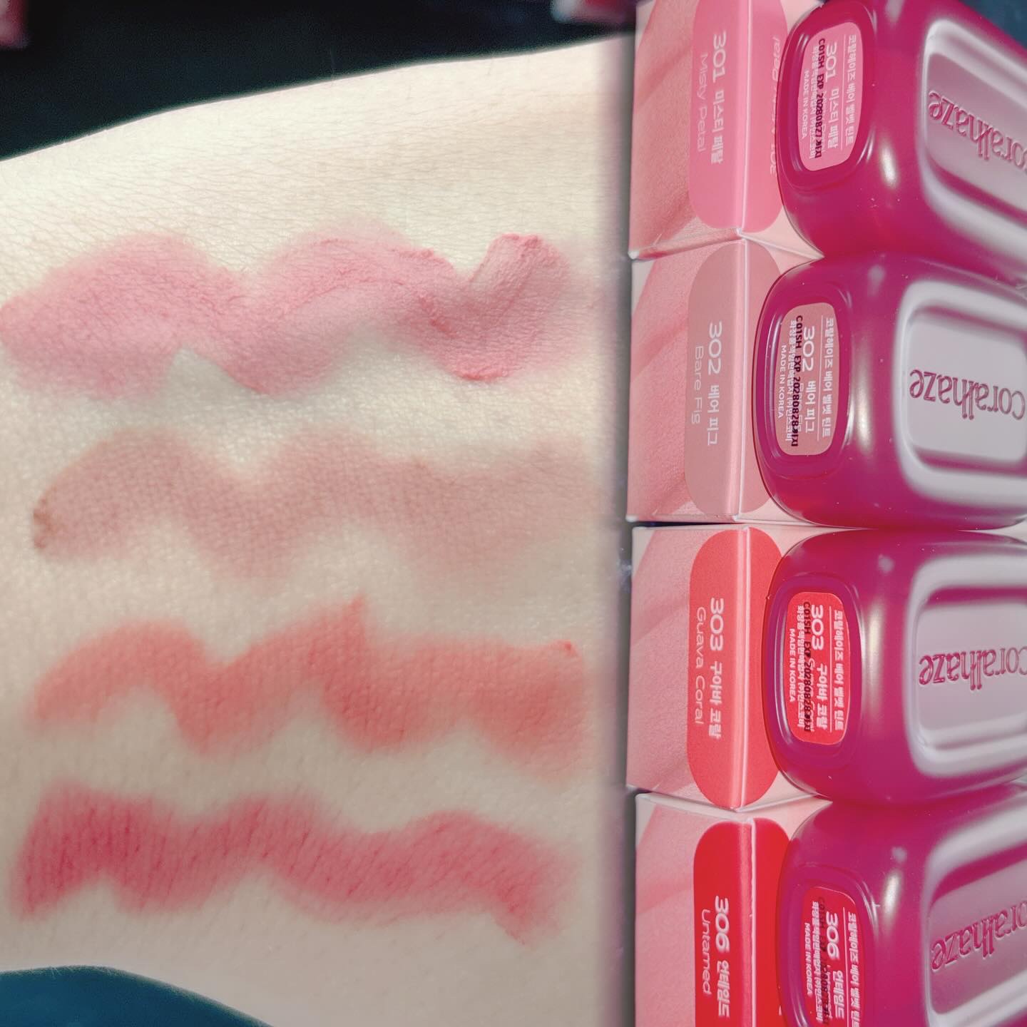 ベア ベルベット ティント/Coralhaze/リップティントを使ったクチコミ（2枚目）