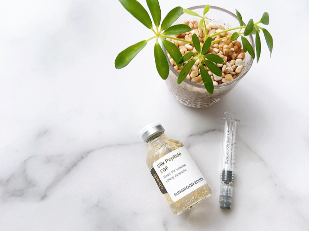 シルク ペプチド EGF ハートフィットボリューム リフティング アンプル/SUNGBOON EDITOR（成分エディター）/美容液を使ったクチコミ（3枚目）
