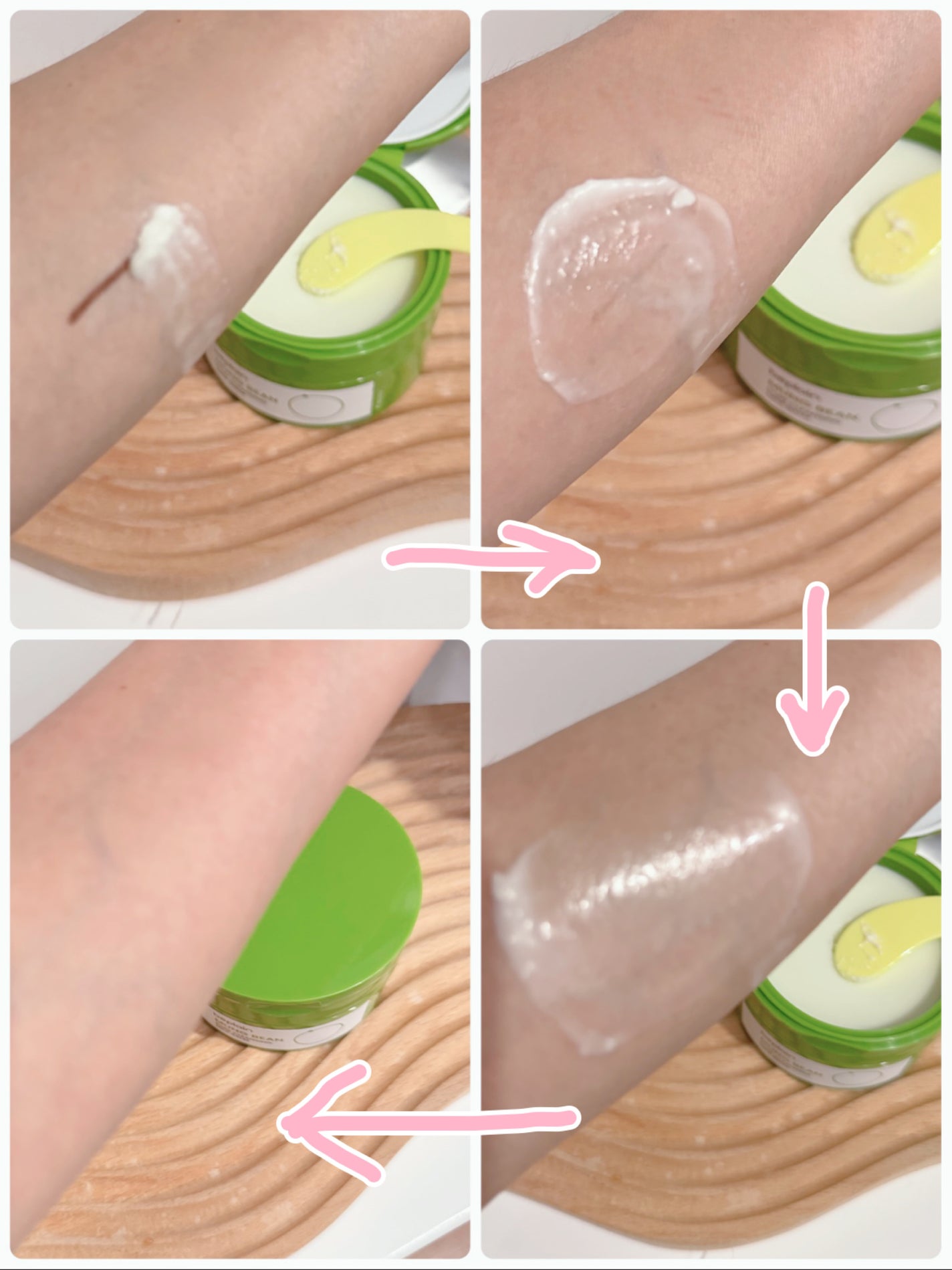 緑豆毛穴クレンジングミルクバーム/beplain/クレンジングバームを使ったクチコミ(5枚目)