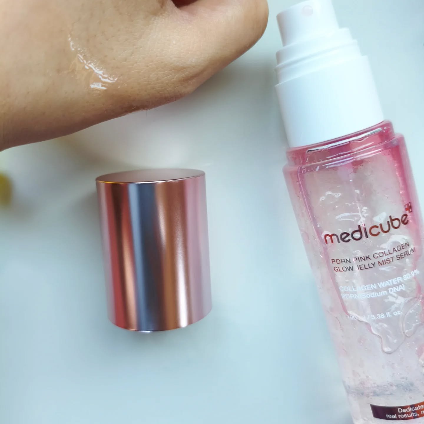 PDRNピンクセラムミスト/MEDICUBE/美容液を使ったクチコミ（3枚目）