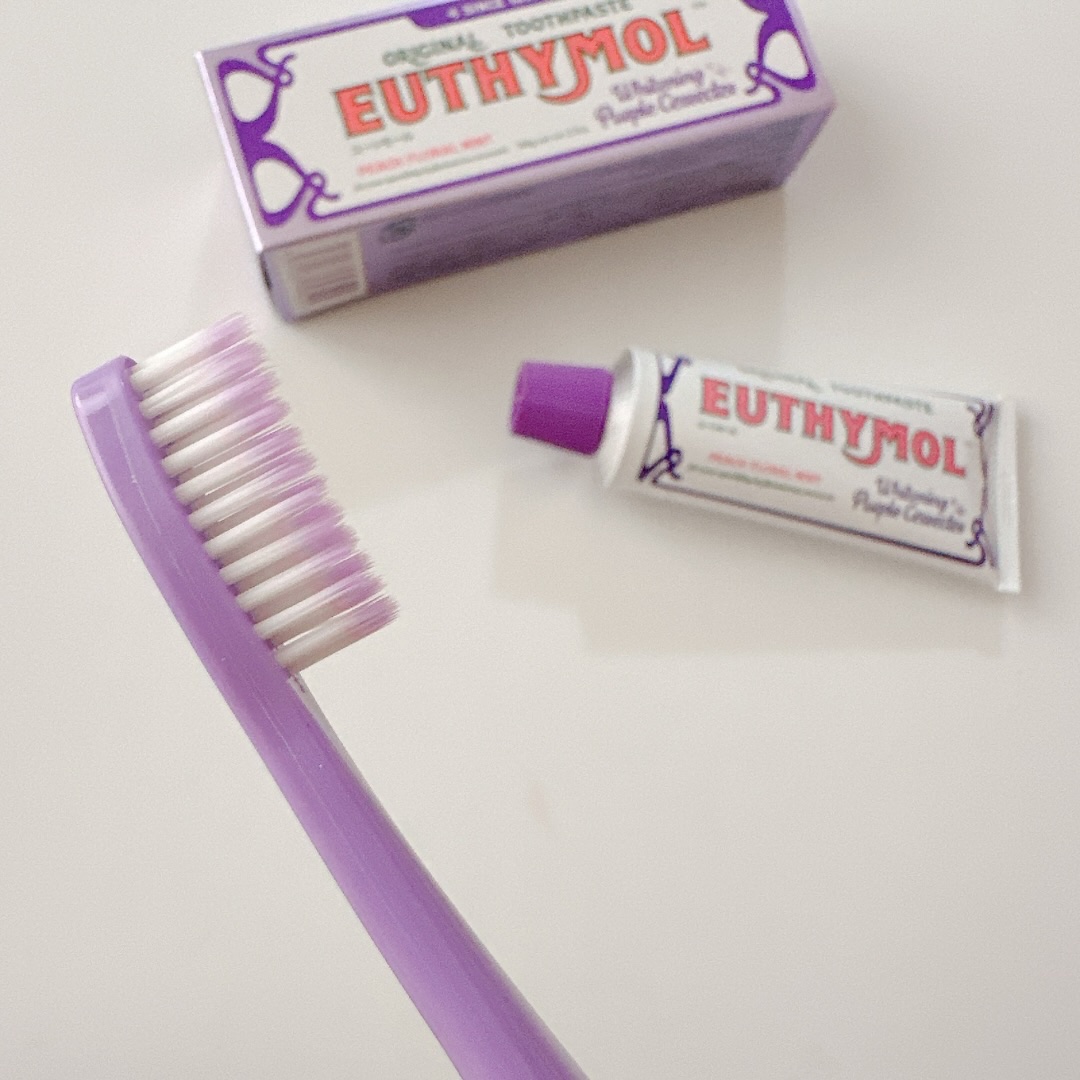 ホワイトパープル歯みがき ピーチフローラルミントの香り/EUTHYMOL/歯磨き粉を使ったクチコミ（3枚目）