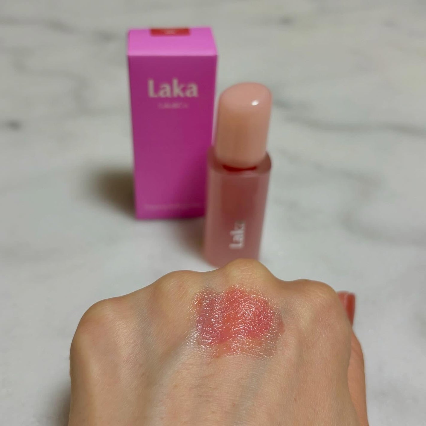 ポッピングバルーンティント/Laka/リップティントを使ったクチコミ(4枚目)
