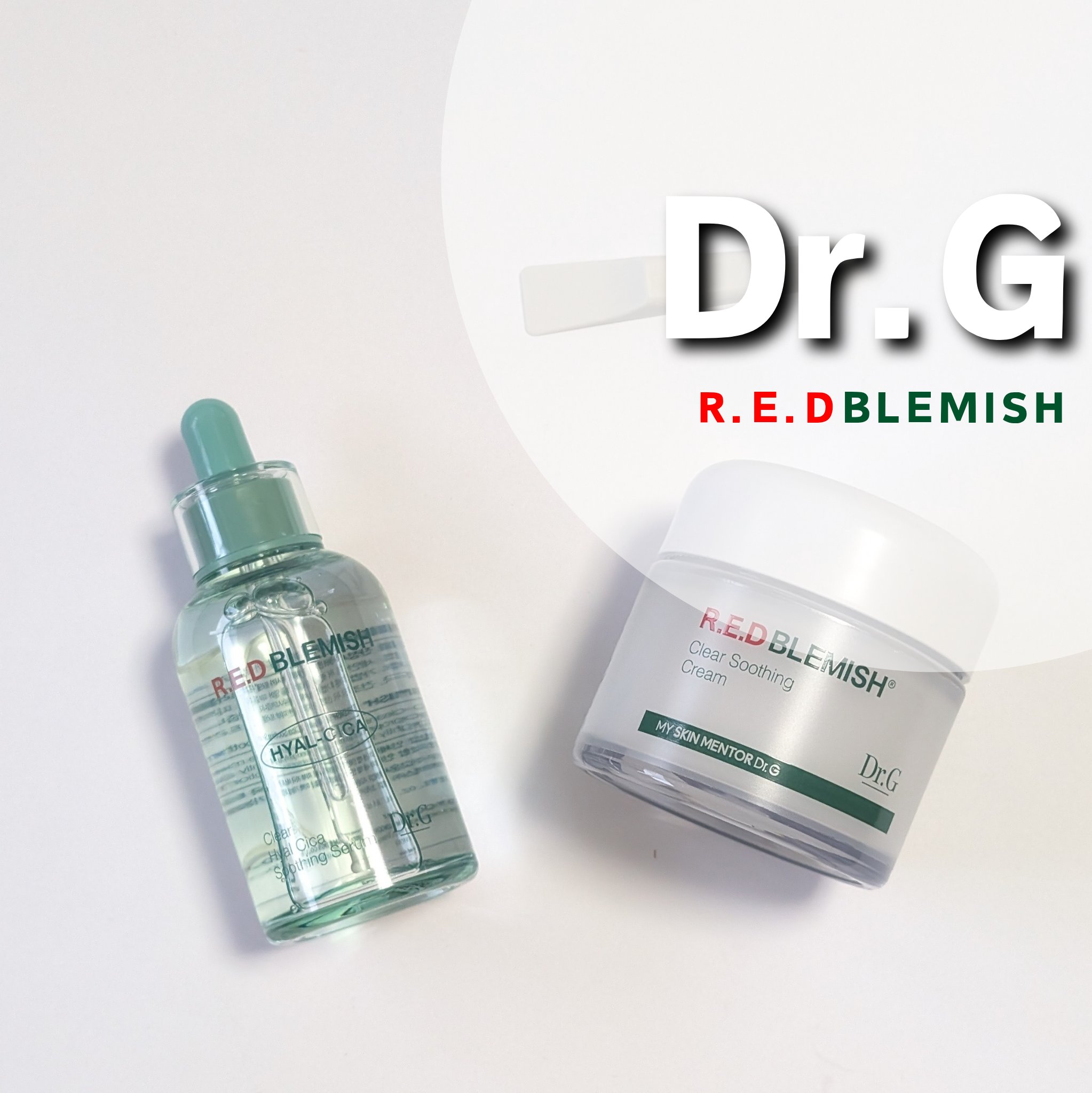 #PR
Dr.G の
レッドブレミッシュクリアスージングクリームと
レッドブレミッシュクリアヒアルシカスージングセラムの
Ｗ使いで更にもちっと潤いのある水光肌に🩵

どちらも肌浸透が良く
サッパリした使い心地なので
朝のメイク前だって使え