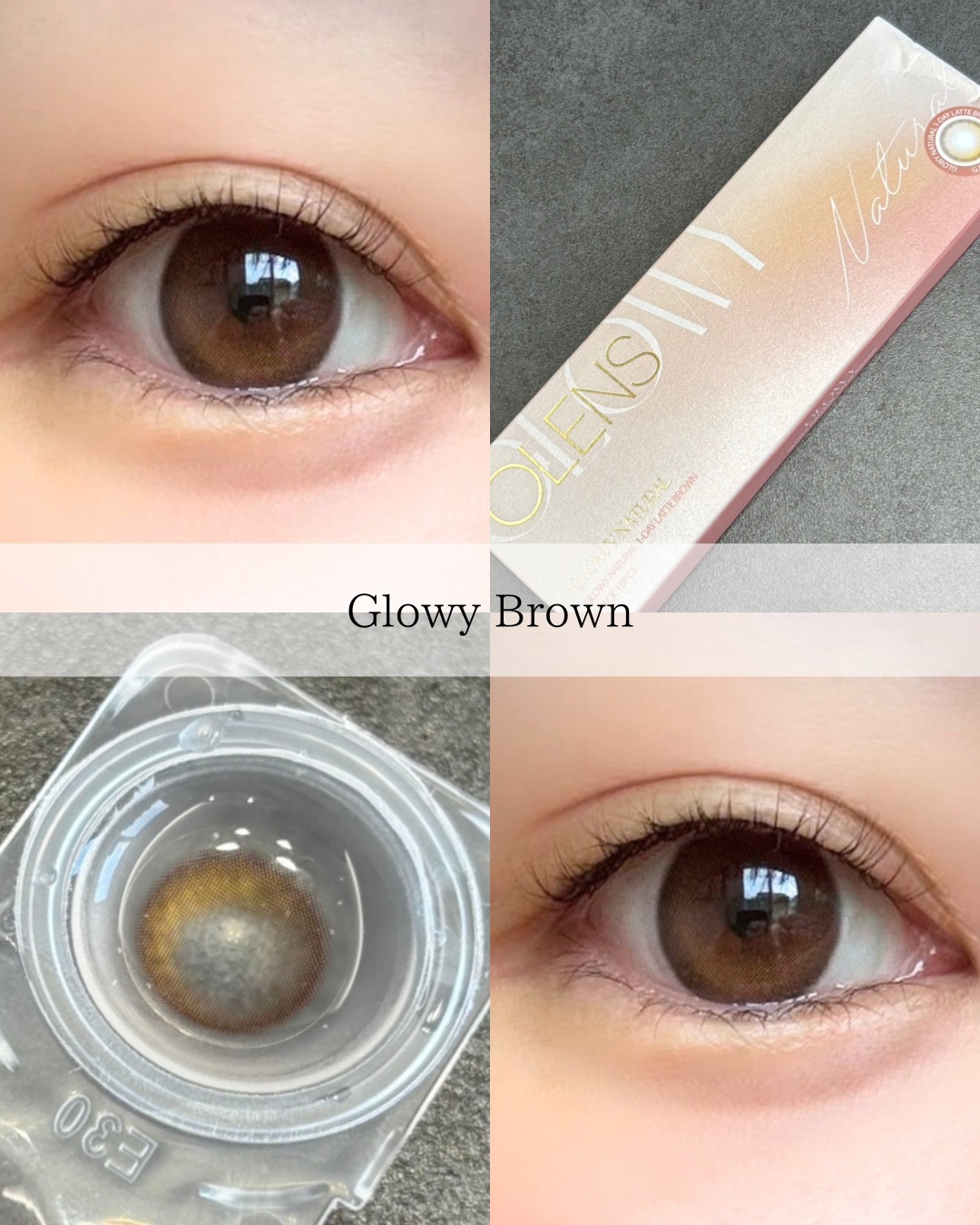 Glowy 1day/OLENS/ワンデー（１DAY）カラコンを使ったクチコミ（3枚目）