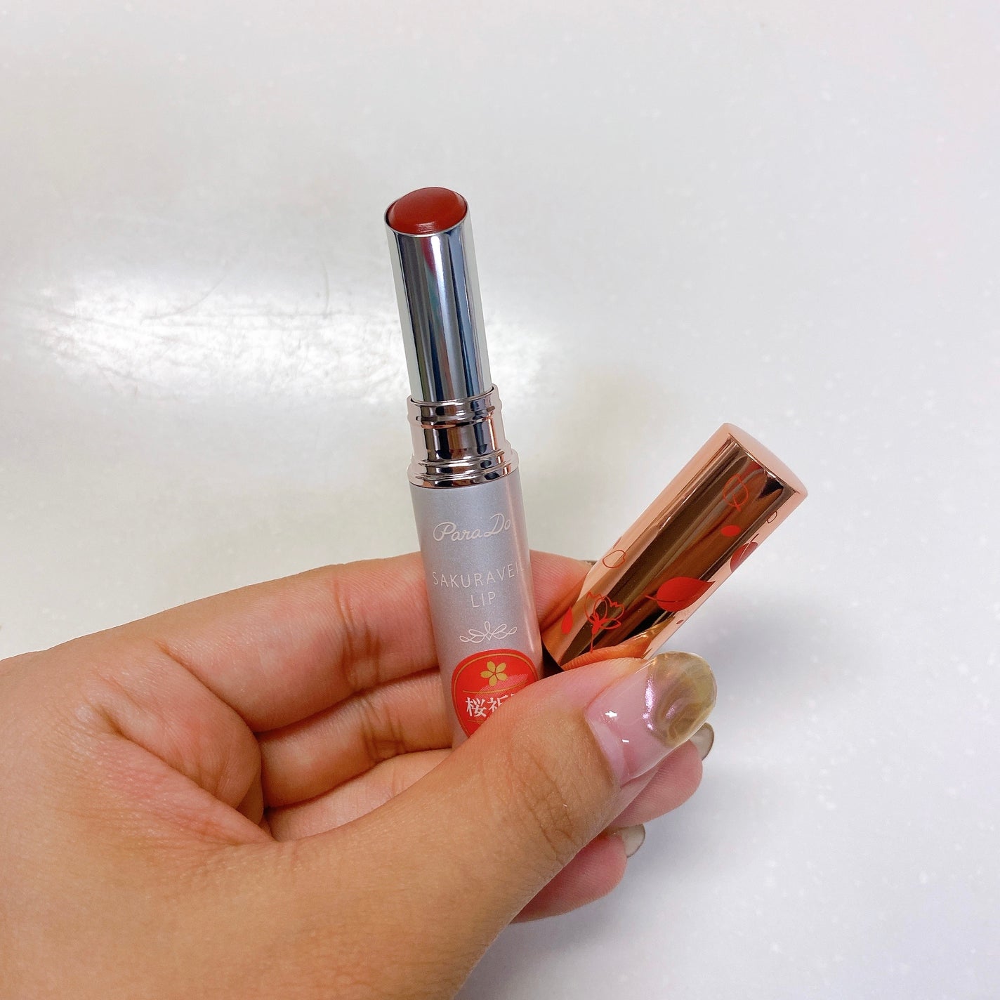 サクラヴェールリップ/パラドゥ/リップクリームを使ったクチコミ(1枚目)