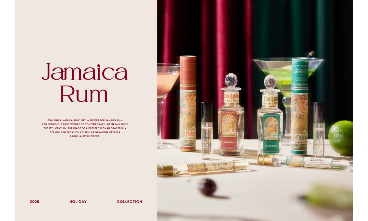 MUCHAから2種のホリデーシーズン限定香水「Jamaica Rum Collection」が登場のサムネイル