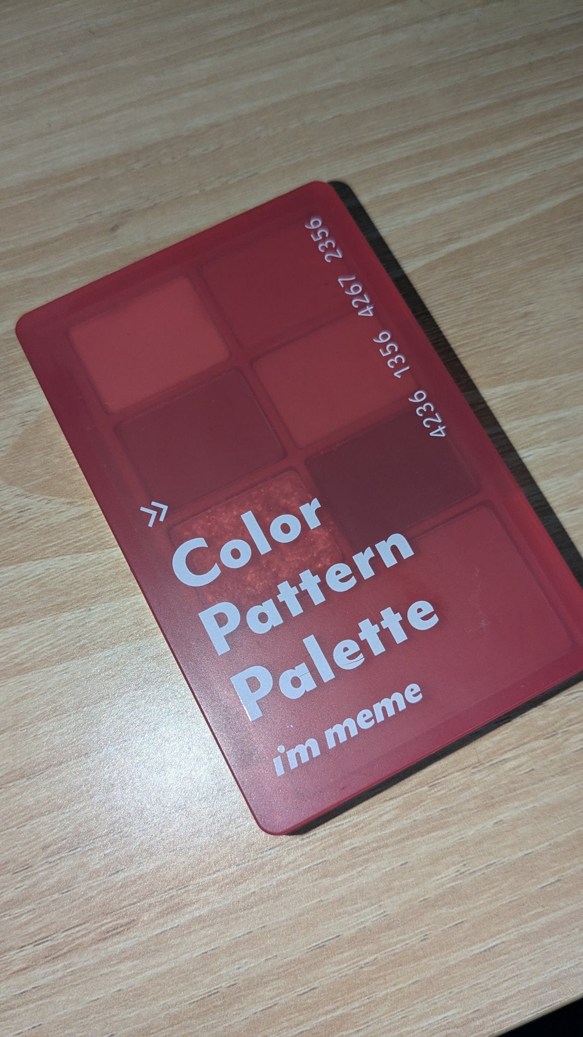 カラーパターンパレット/i’m meme/マルチパレットを使ったクチコミ(1枚目)