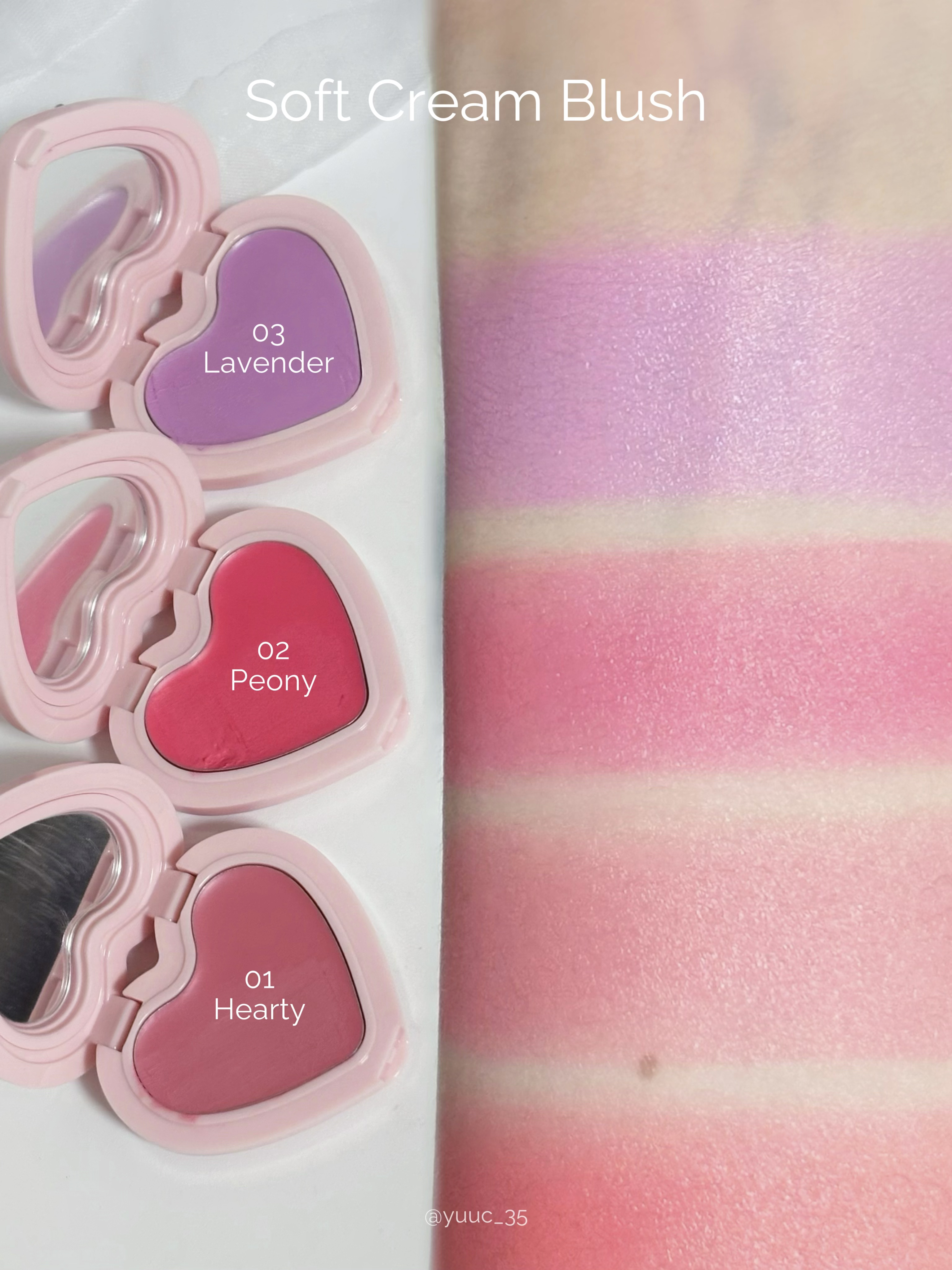 GLOWY CREAM BLUSH/AOU/ジェル・クリームチークを使ったクチコミ（3枚目）