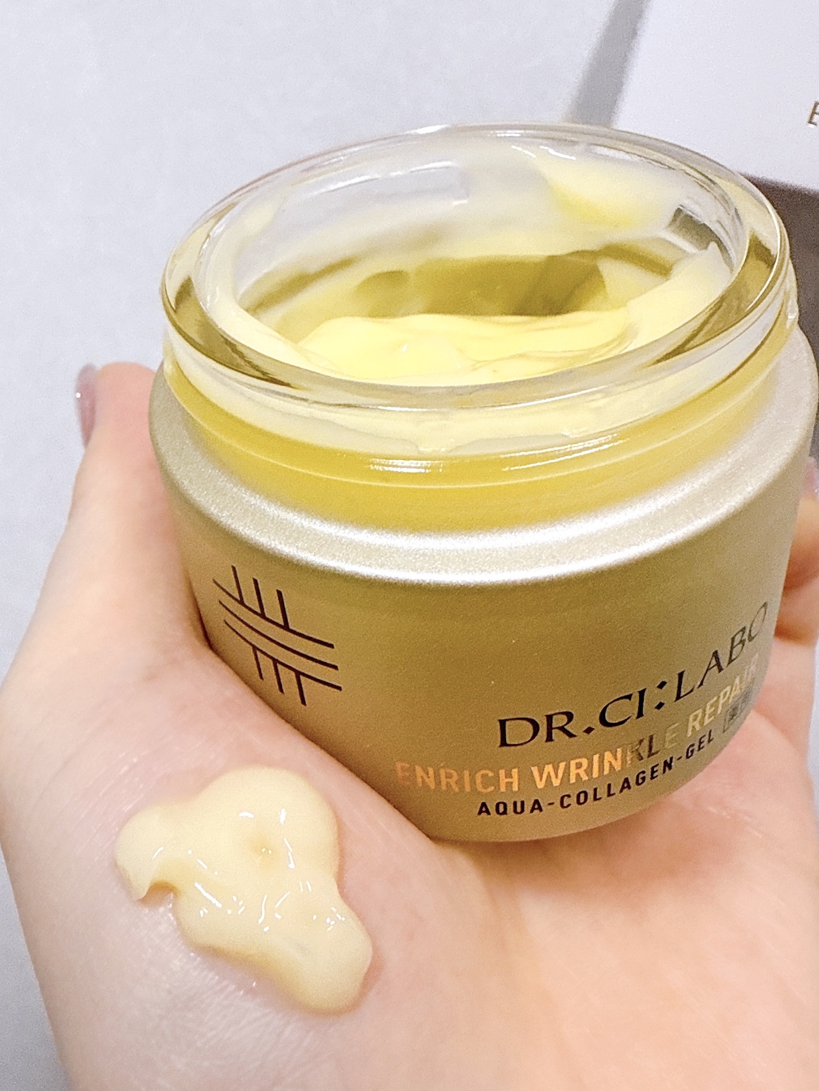 薬用アクアコラーゲンゲル エンリッチリンクルリペア/ドクターシーラボⓇ/フェイスクリームを使ったクチコミ（3枚目）