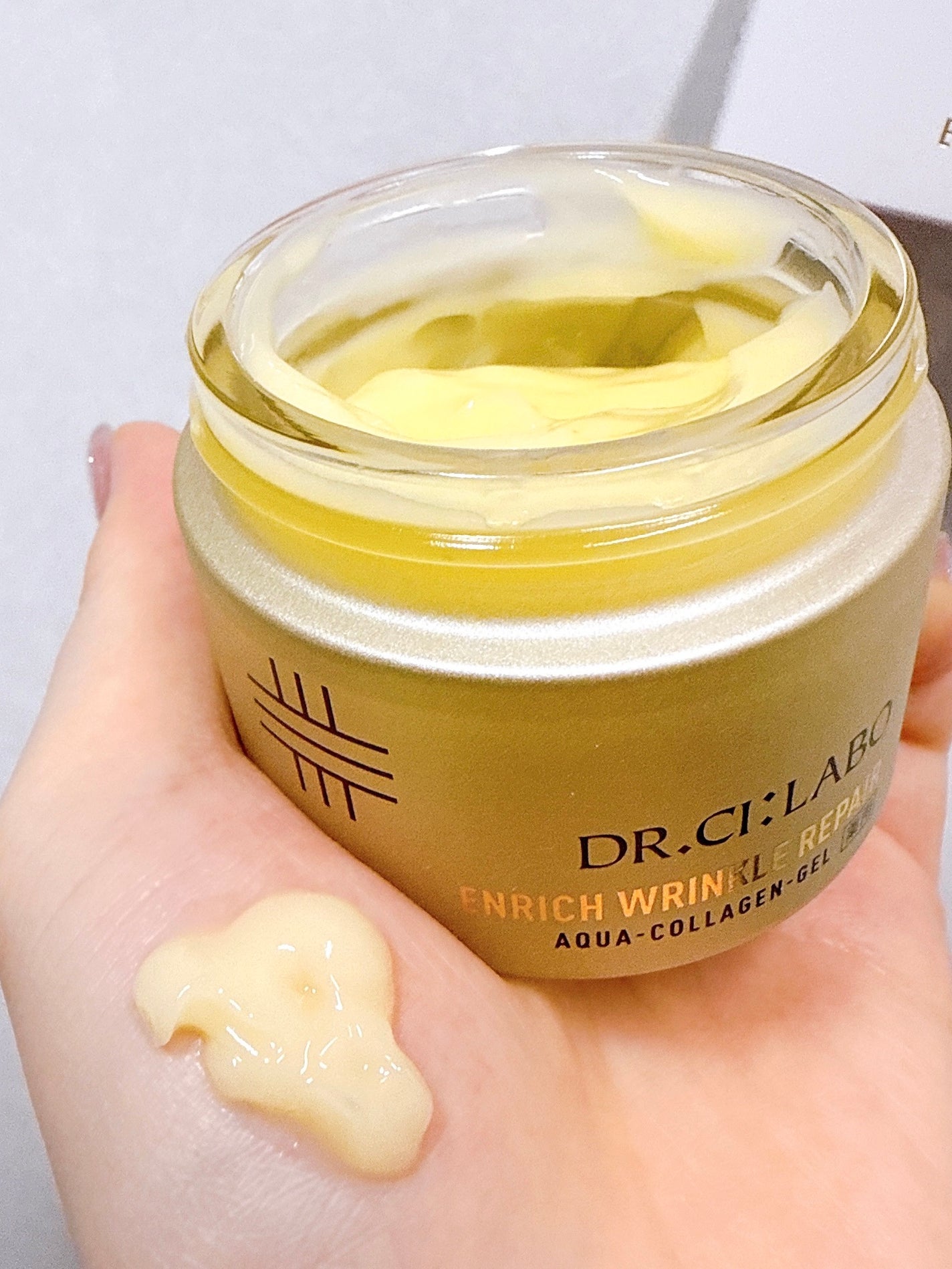 薬用アクアコラーゲンゲル エンリッチリンクルリペア/ドクターシーラボⓇ/フェイスクリームを使ったクチコミ(3枚目)