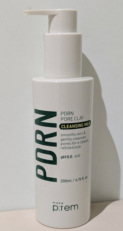 PDRNポアクレイクレンジングミルク/make prem/ミルククレンジングを使ったクチコミ(2枚目)