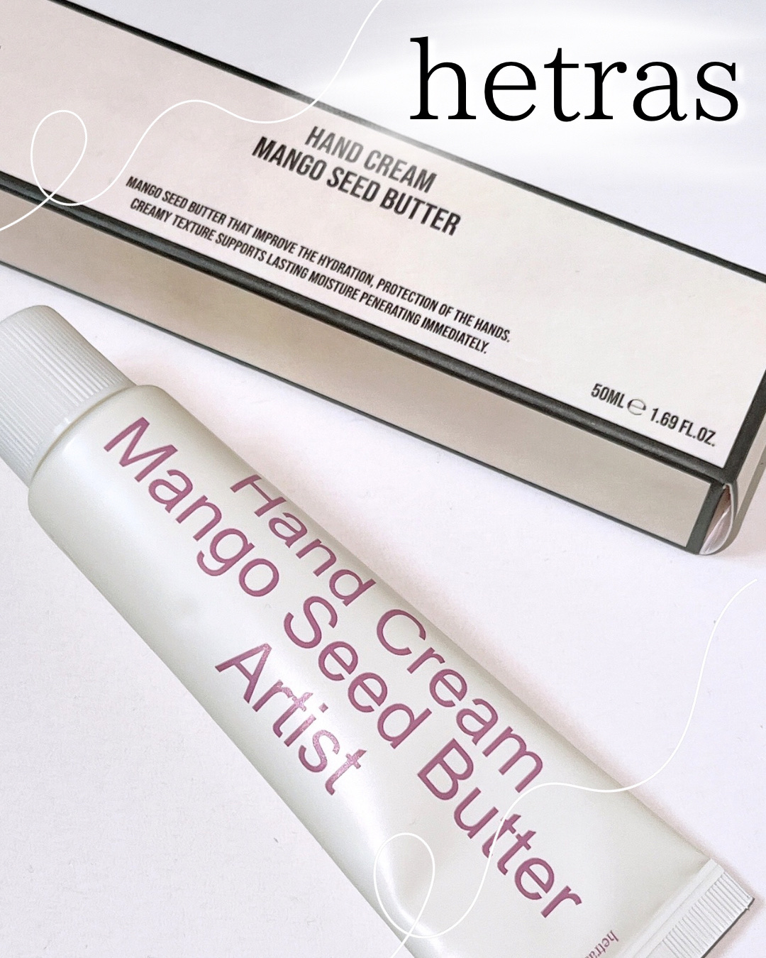 ヘトラス マンゴーシードバター パフューム ハンドクリーム/hetras/ハンドクリームを使ったクチコミ（1枚目）