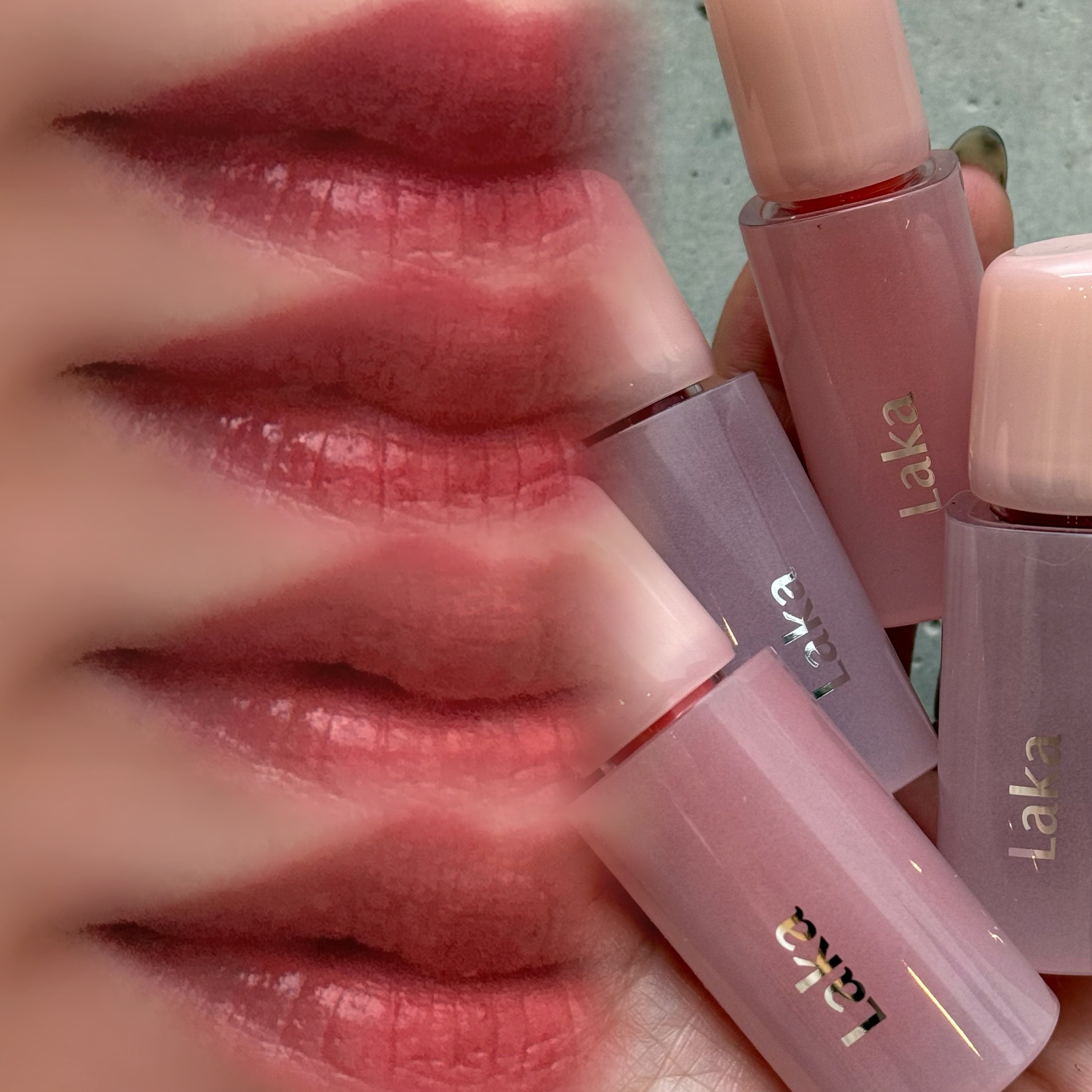 ポッピングバルーンティント/Laka/リップティントを使ったクチコミ（2枚目）