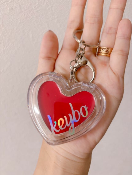 ハートキーリング リップ&チーク/keybo/口紅を使ったクチコミ(5枚目)