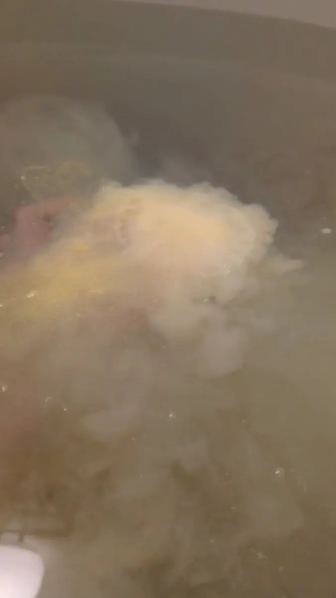 アンレーベル ラボ V バスタブレット/unlabel/炭酸系入浴剤を使ったクチコミ（3枚目）